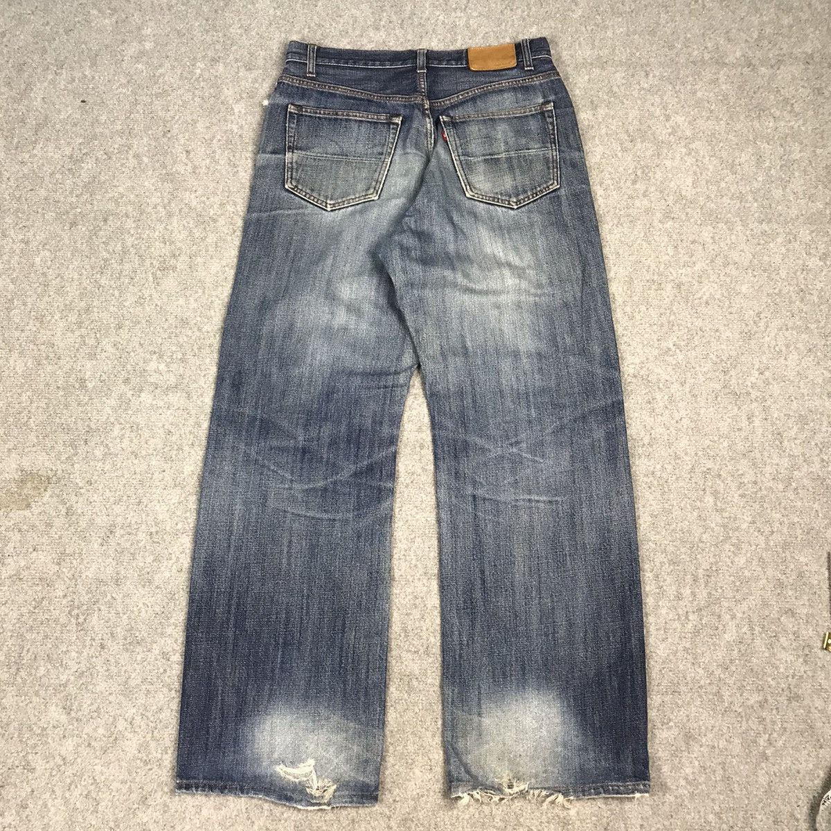 Japanese Brand GOLD RUSH DISTRESSED BAGGY DENIM PANTS Size US 28 / EU 44 - 8 Thumbnail