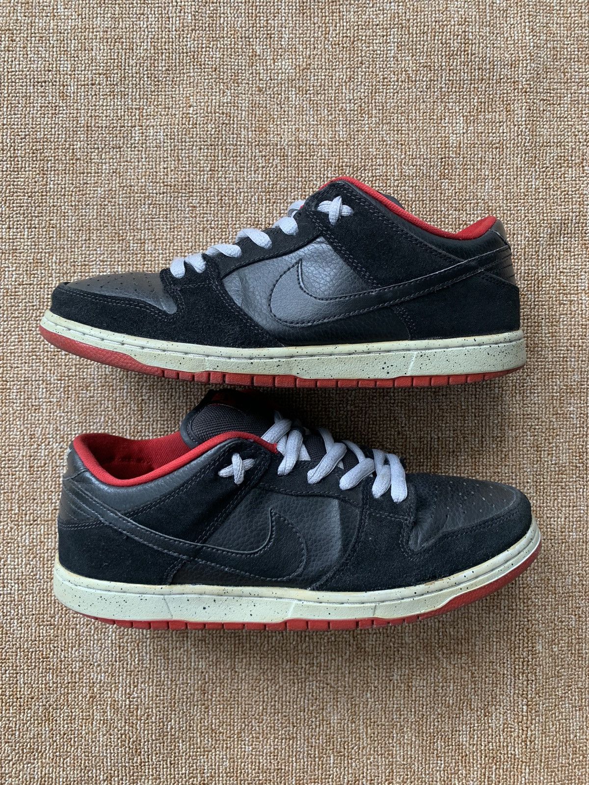 Nike Nike Dunk Low Pro Sb Black Cement '15 Size US 8.5 / EU 41-42 - 2 Thumbnail