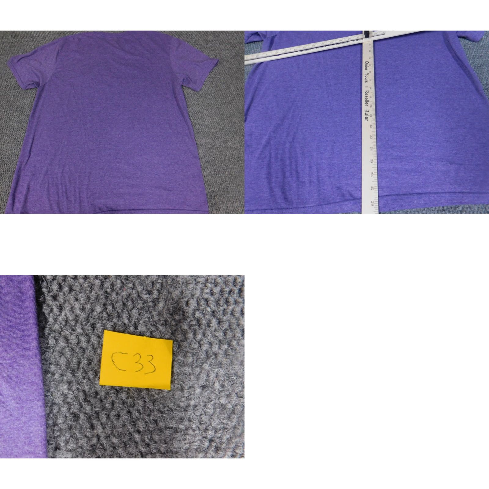 Vintage stellar Mens T-Shirt Shirt XL Purple Beach Logo Crew Neck Cotton Short Sleeve Size US XL / EU 56 / 4 - 8 Thumbnail