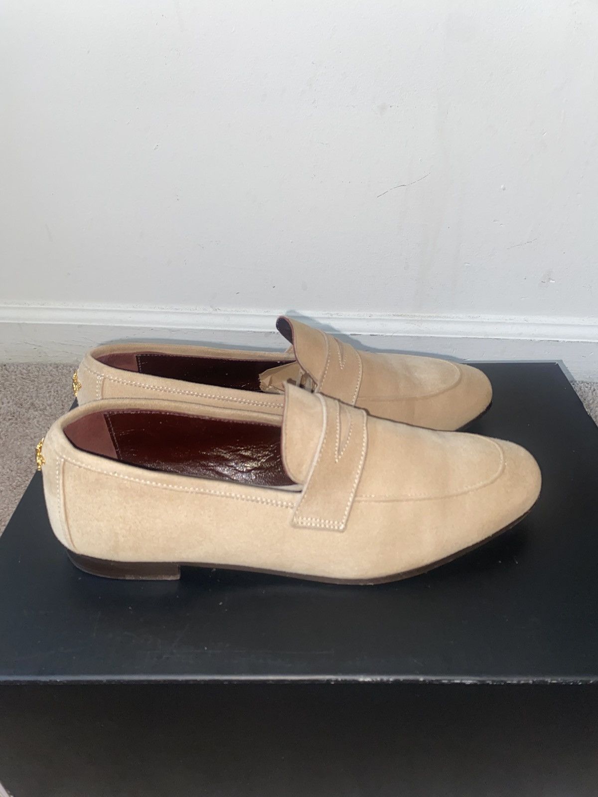 Other BOUGEOTTE Flaneur Suede Penny Loafers 38 Euro Size US 7 / IT 37 - 2 Thumbnail