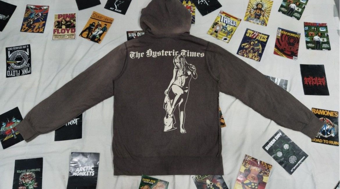 Y2K Hysteric Glamour The Hysteric Times Zip Hoodie