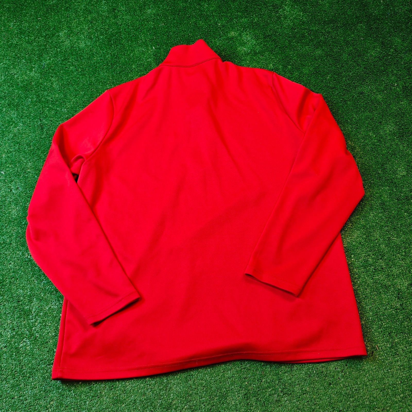 Lyle & Scott Lyle & Scott Sweater Mens XXL red 1/4 zip pullover Size US XL / EU 56 / 4 - 2 Thumbnail