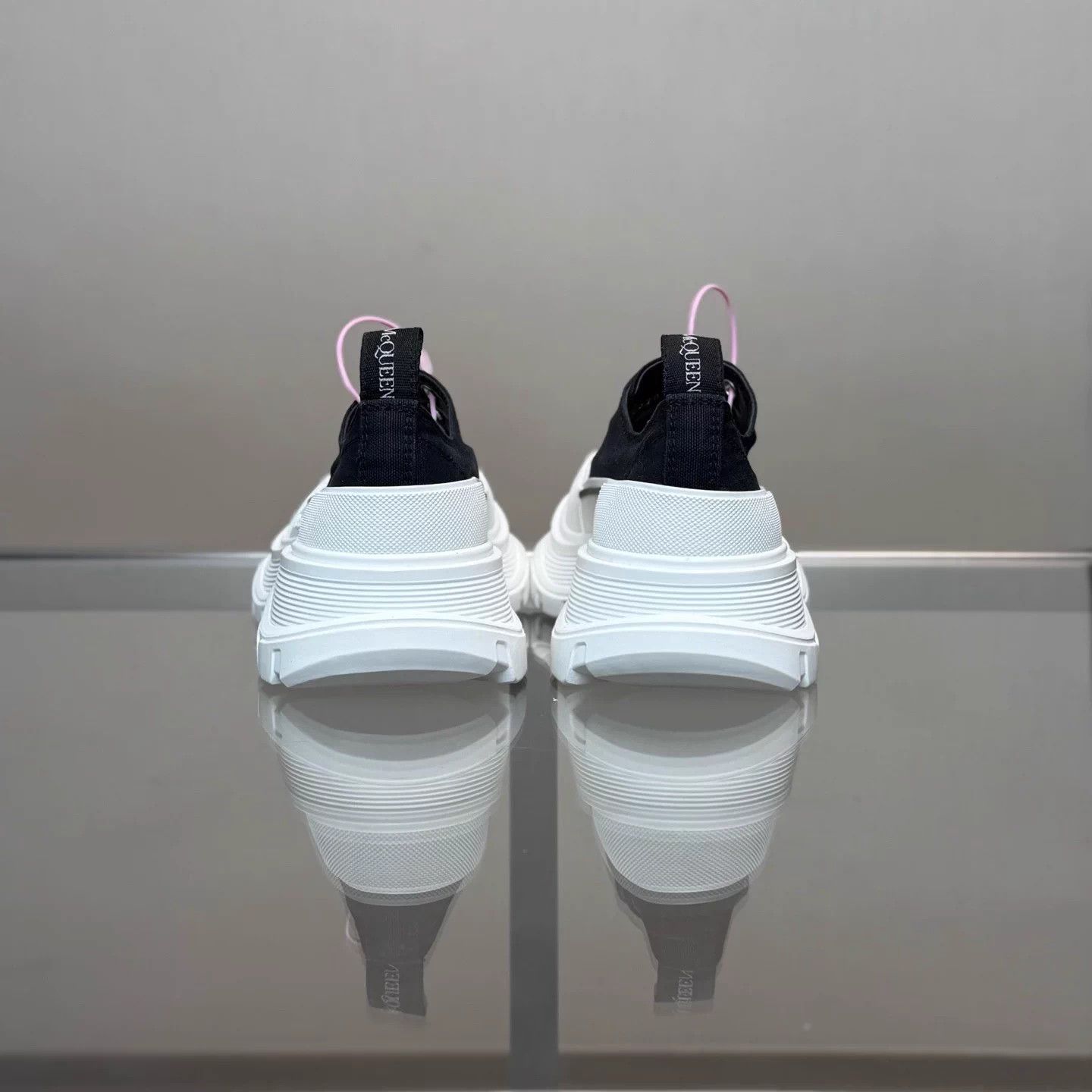 Alexander McQueen Alex McQueen Black & White Canvas Martin Boots 35.5 BN Size US 5 / IT 35 - 4 Thumbnail