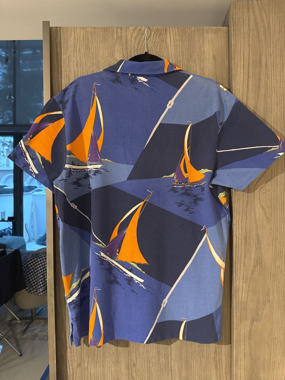 Polo Ralph Lauren Vintage Polo Ralph Lauren Sailboat Sailing AOP Polo Shirt Size US L / EU 52-54 / 3 - 2 Thumbnail