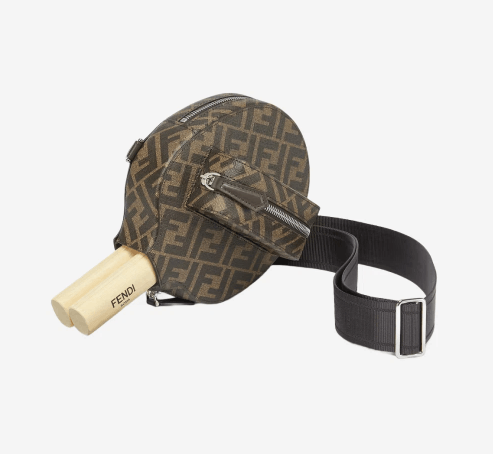 Fendi o1loc1c0824 Size: OS / Table Tennis Bat Holder in Brown Size ONE SIZE - 1 Thumbnail