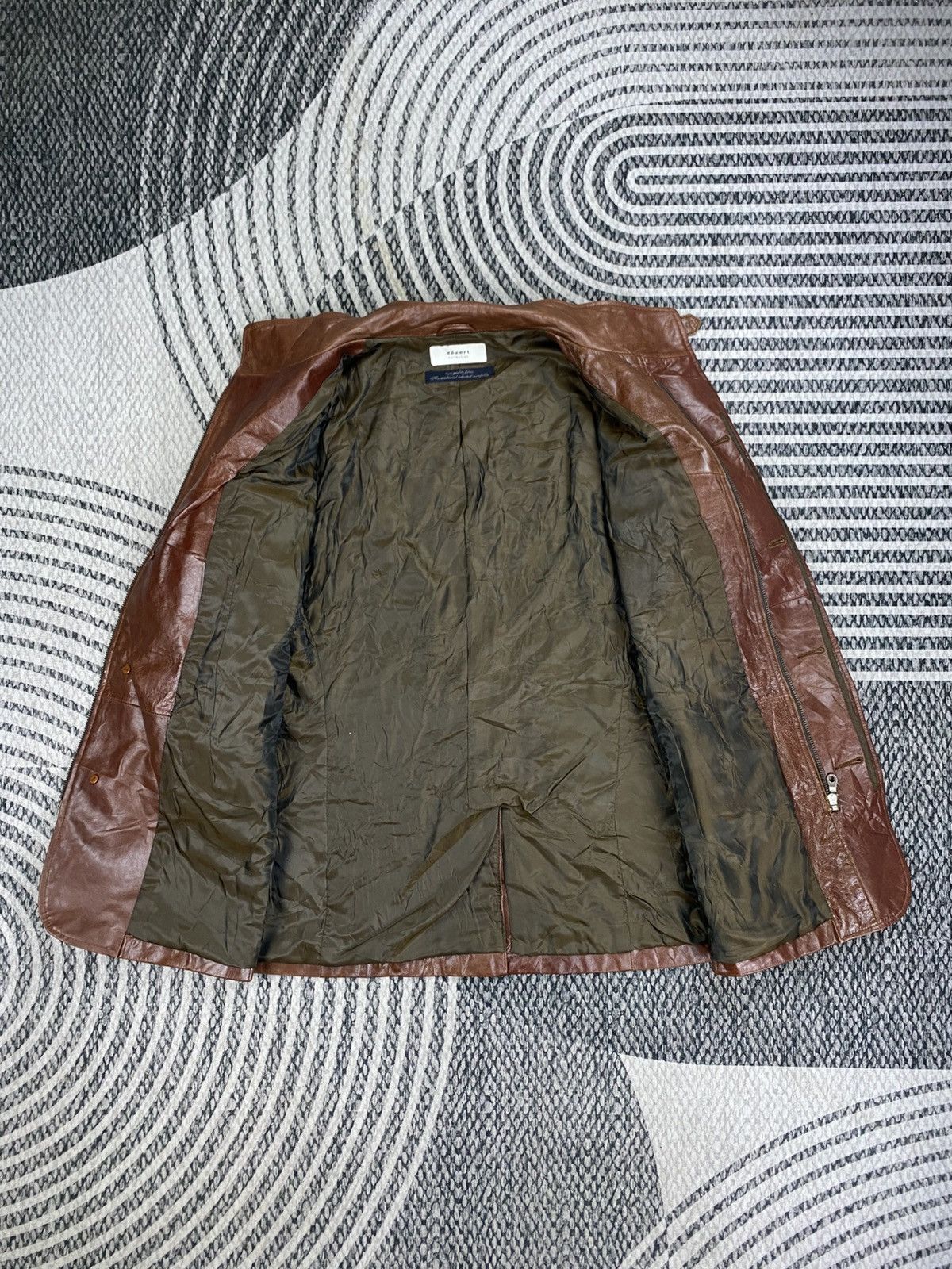 Dezert Vintage Dezert Collection Rare Brown Leather Jacket Size US M / EU 48-50 / 2 - 6 Thumbnail
