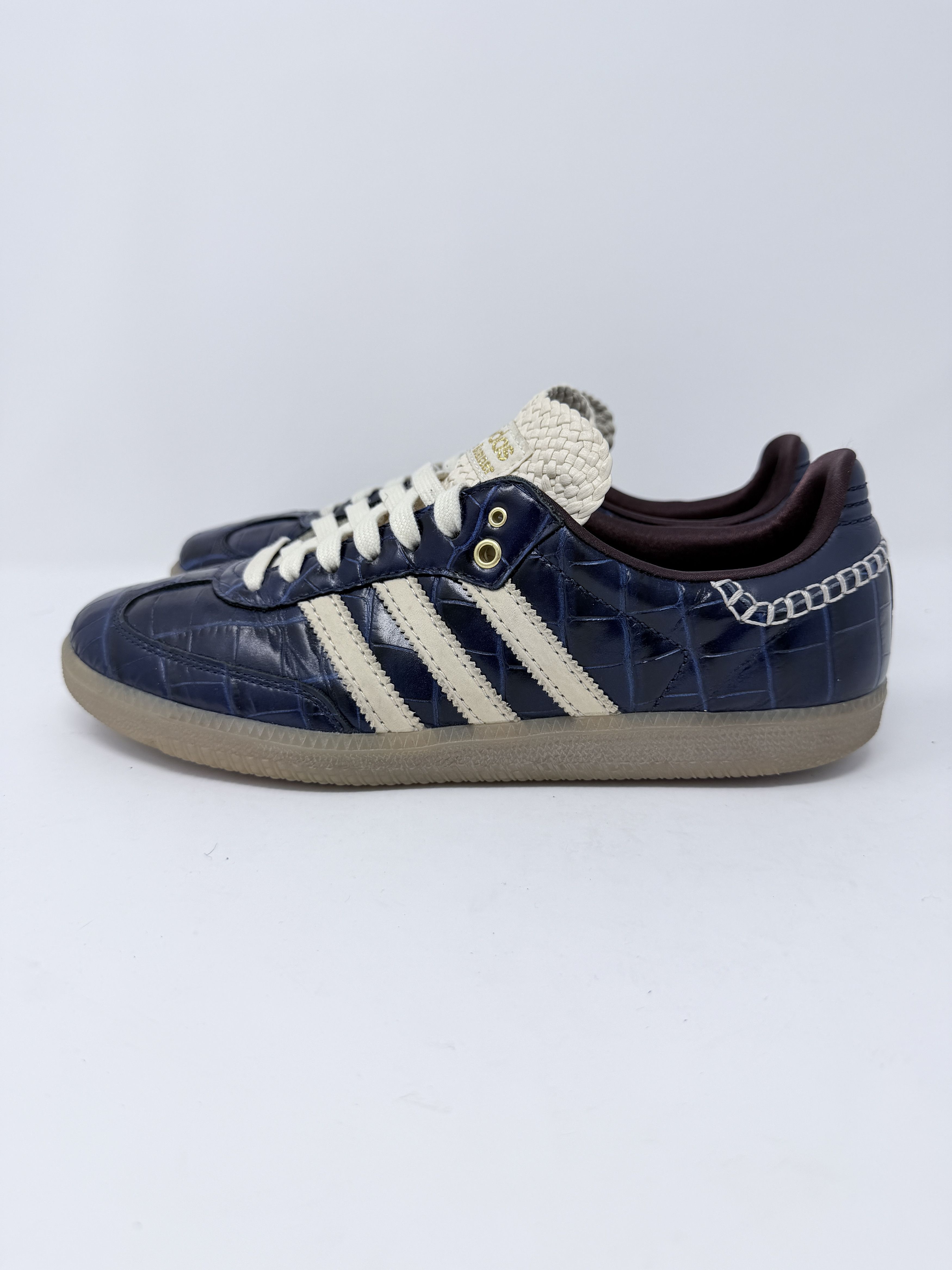 Adidas × Wales Bonner Wales Bonner adidas Samba Navy Patent Croc Size US 9.5 / EU 42-43 - 4 Thumbnail