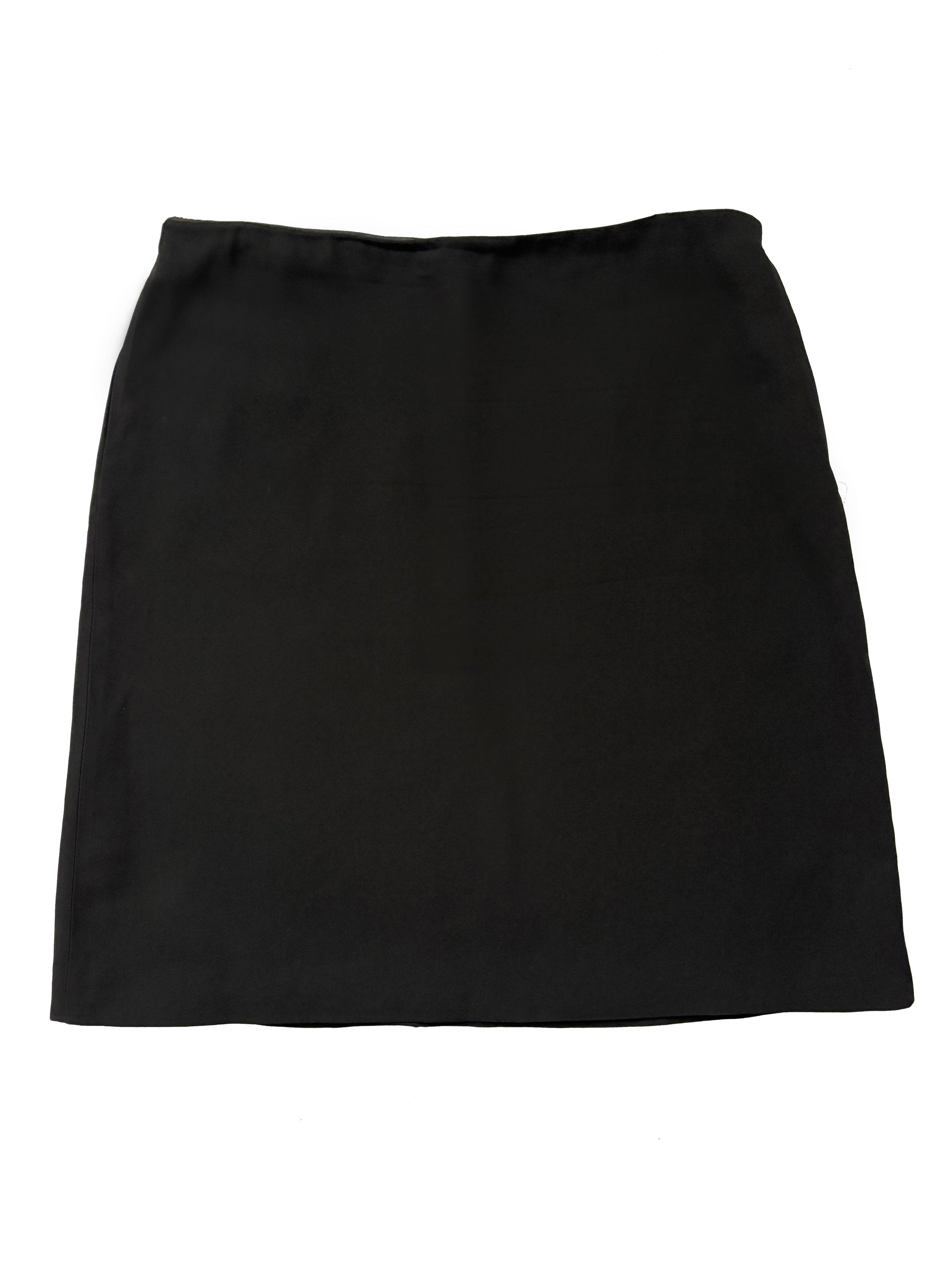 Prada Prada Black Midi Skirt In Silk With Pouch | Grailed