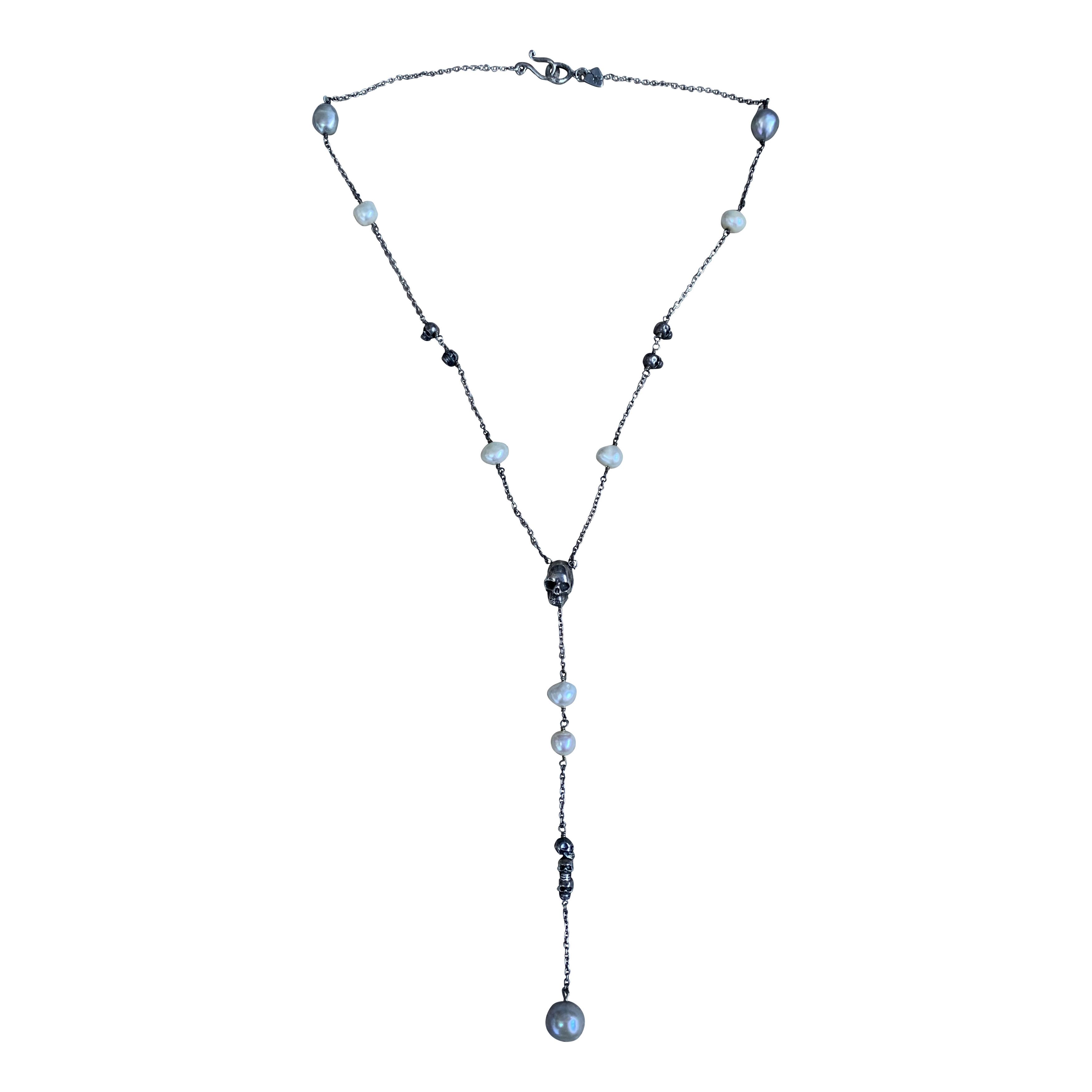 Hysteric Glamour Hysteric Glamour Sterling Silver Freshwater Pearl Necklace Size ONE SIZE - 1 Thumbnail