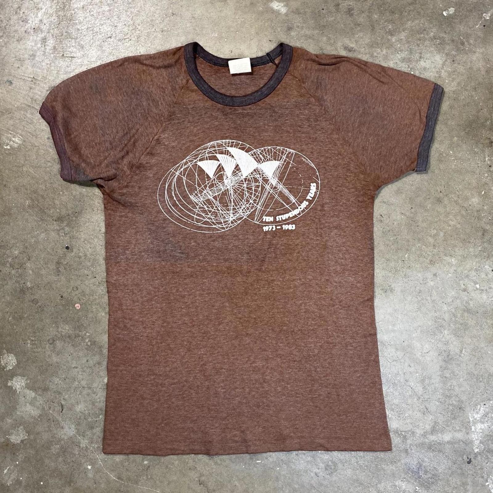 Other Vintage “10 Stupendous years” Arts graphic Ringer T shirt Size US M / EU 48-50 / 2 - 1 Thumbnail