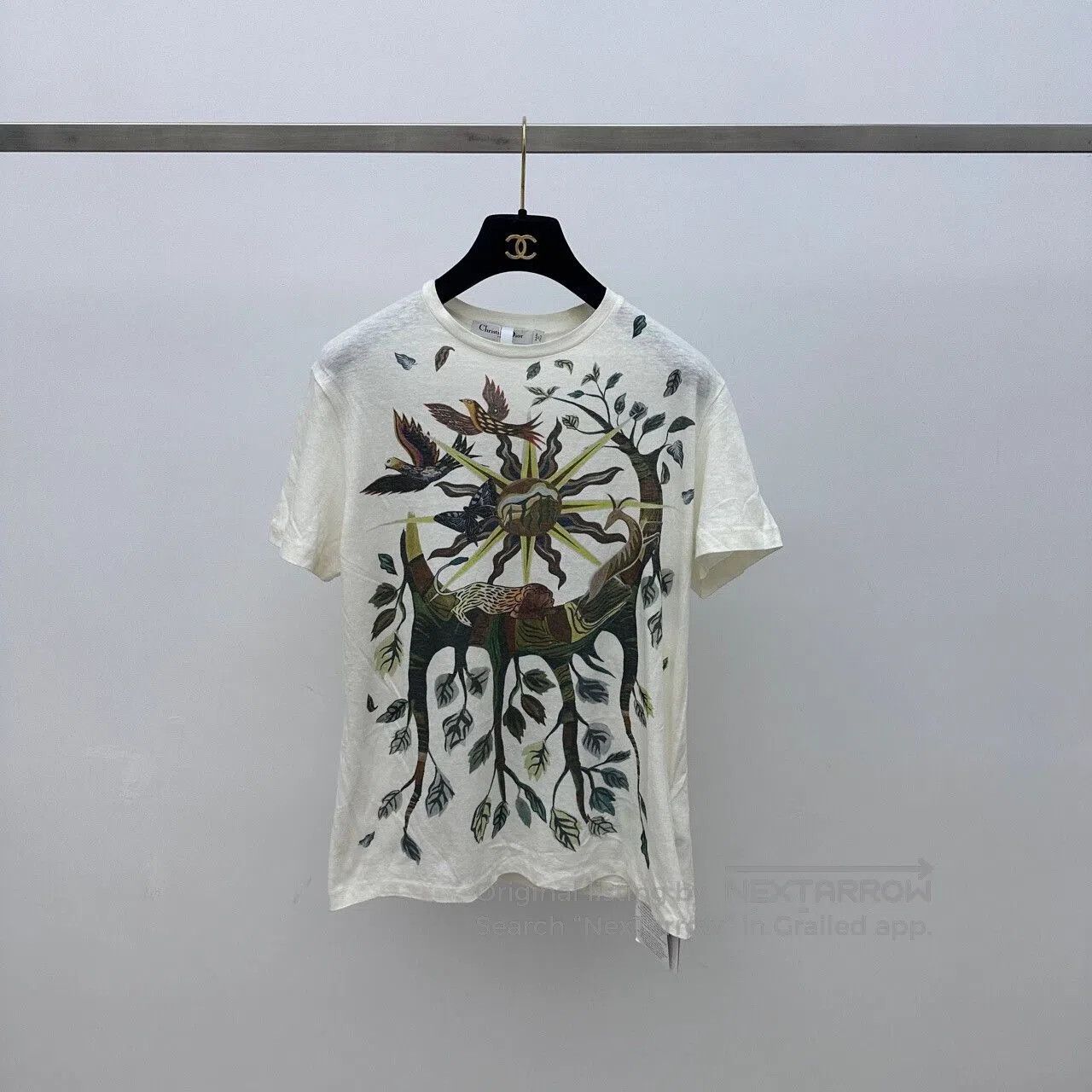 Dior dior floral print t-shirt size l. Size US L / EU 52-54 / 3 - 1 Thumbnail
