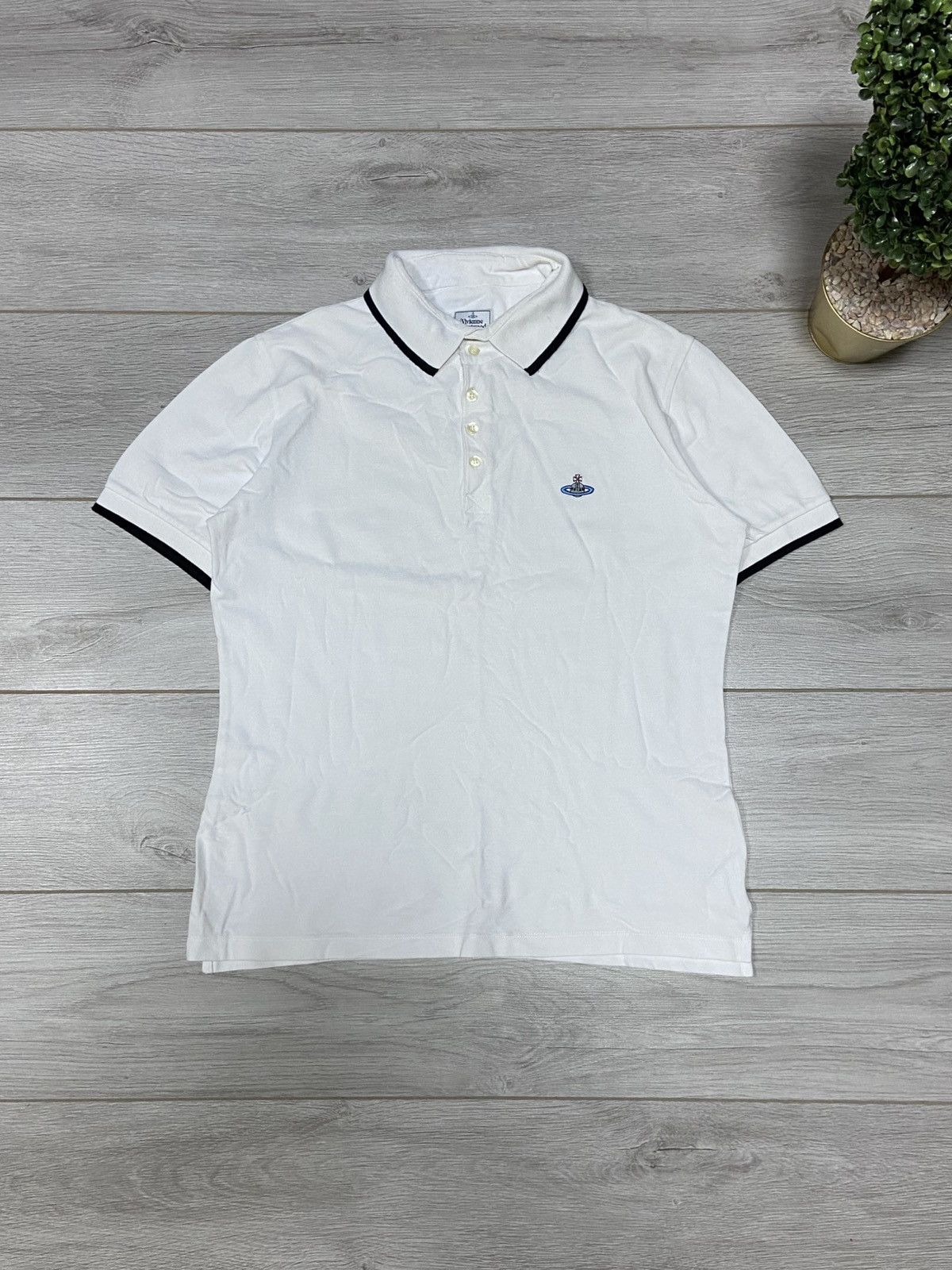 Vivienne Westwood Vivienne Westwood vintage small orb polo stripes Size US XXL / EU 58 / 5 - 1 Thumbnail