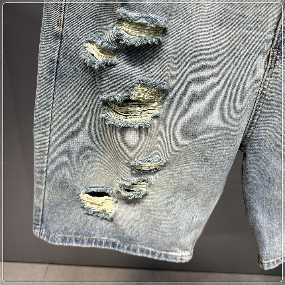 Japanese Brand × Vintage Vintage Ripped Denim Jorts Size US 37 - 9 Thumbnail