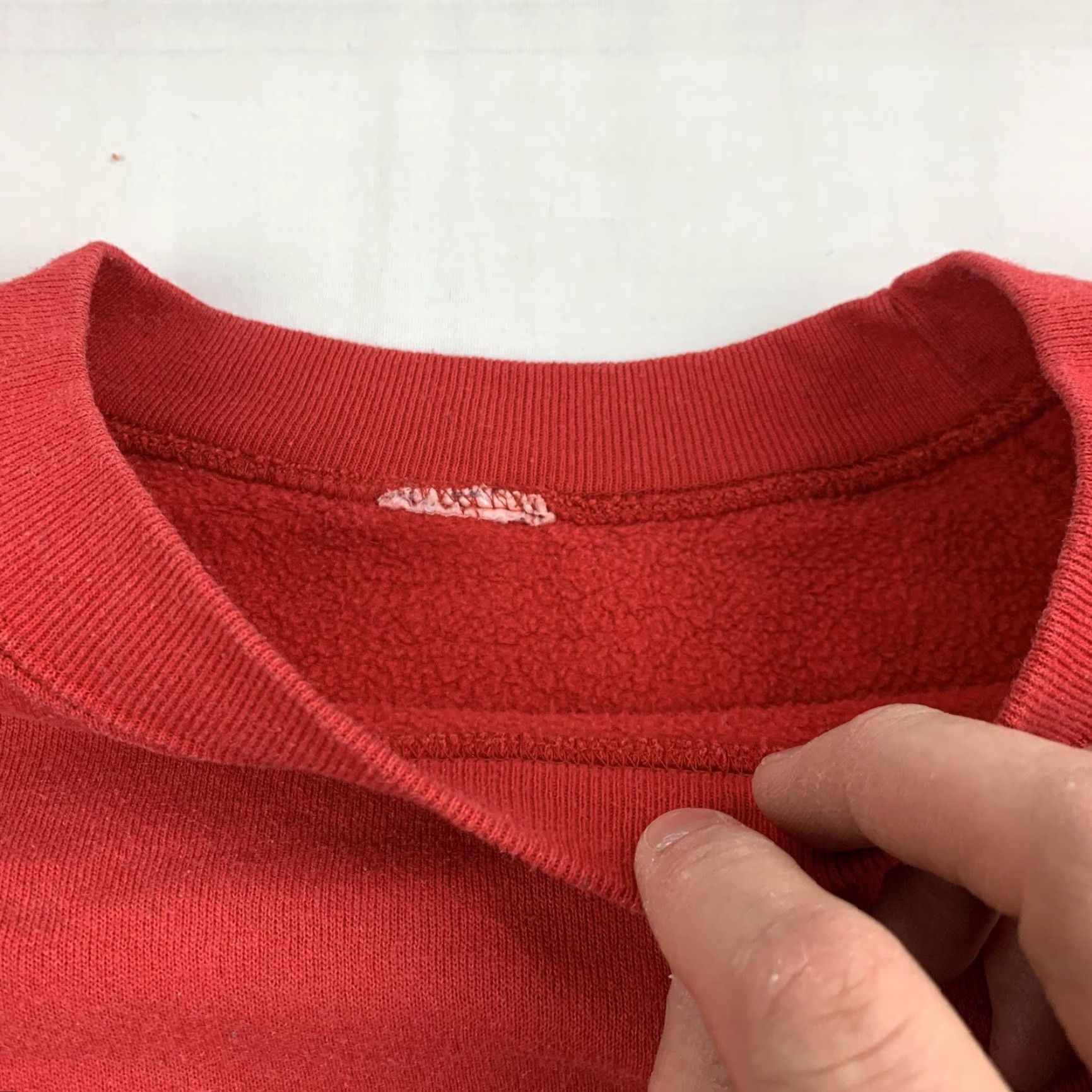 Vintage Vintage Santa Clause Sweatshirt Adult Large Red Christmas Holiday Big Face 90s Size US L / EU 52-54 / 3 - 3 Thumbnail