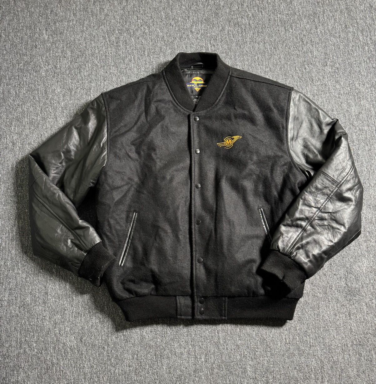 Japanese Brand × Vintage Vintage New Z Lander Wool Jacket Men Size XL Leather Sleeve Size US XL / EU 56 / 4 - 2 Thumbnail