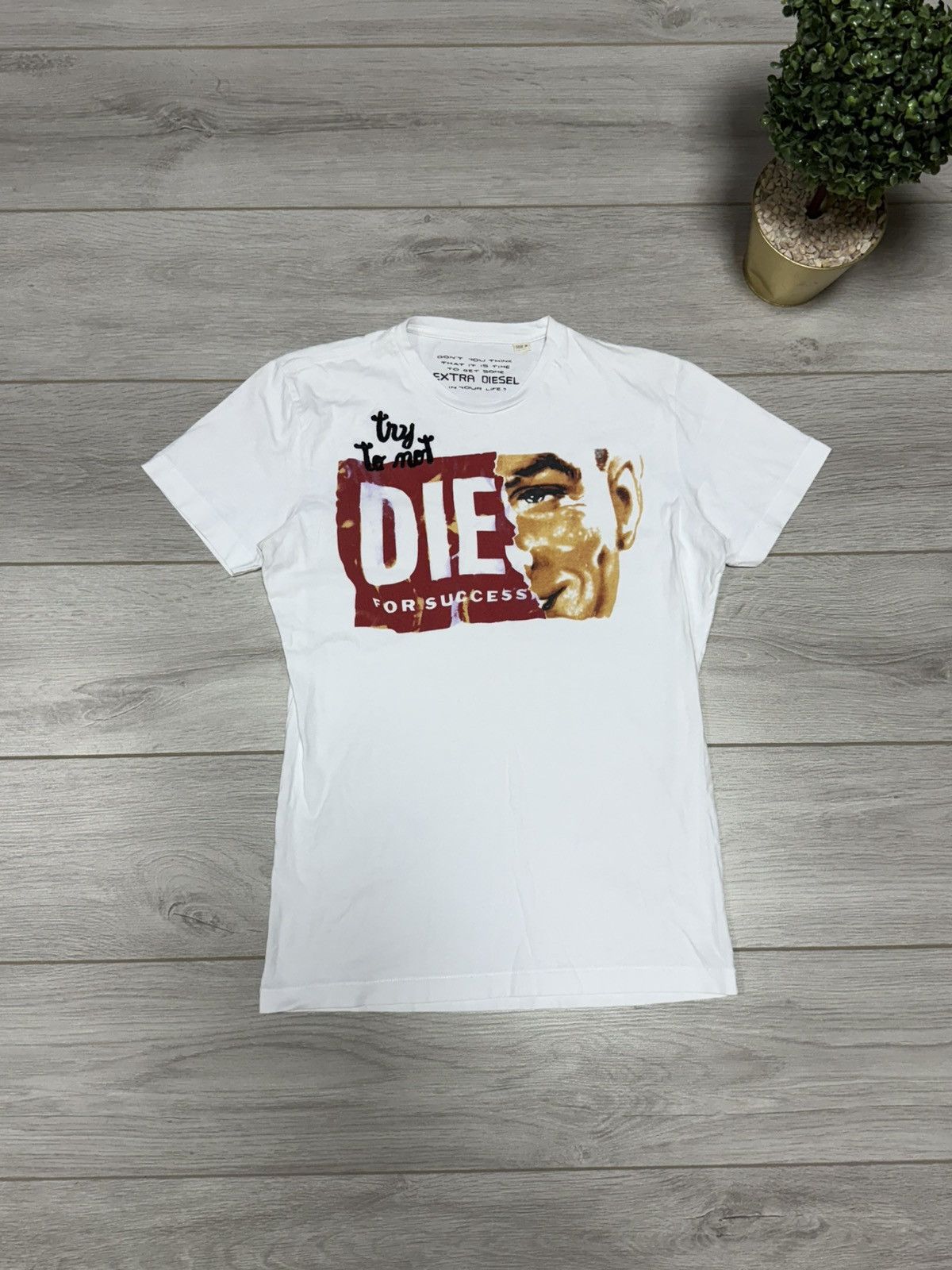 Diesel Diesel Try not to Die for success tee shirt Size US M / EU 48-50 / 2 - 1 Thumbnail
