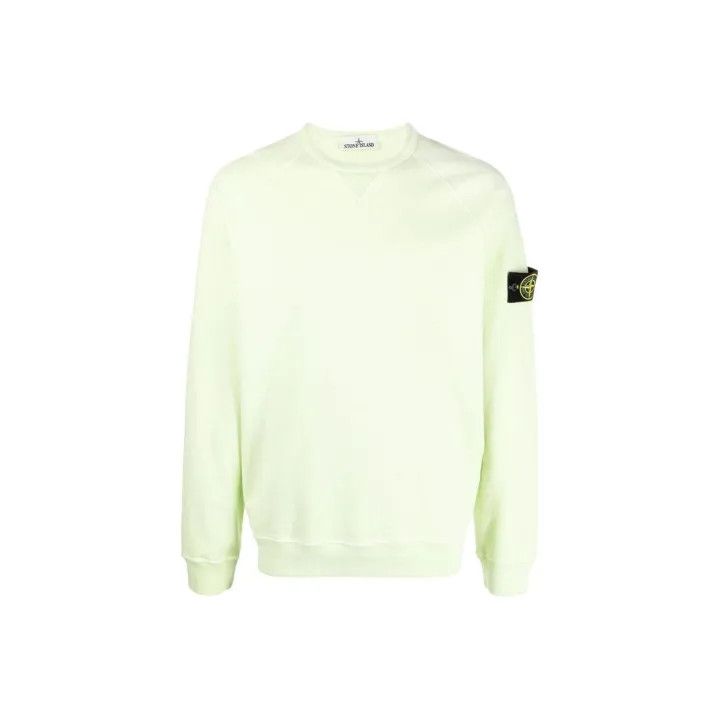 Stone Island Stone Island Light Green Round Neck Sweatshirt Size US M / EU 48-50 / 2 - 1 Thumbnail