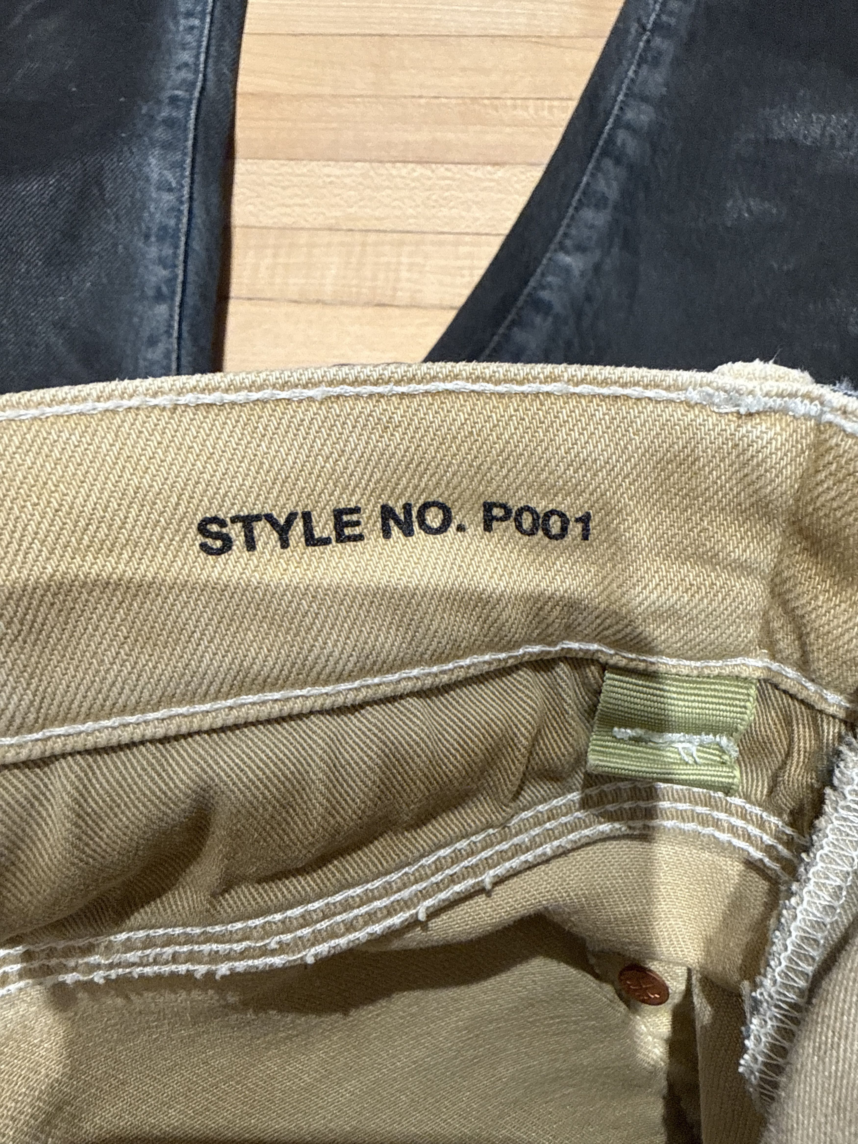 Purple Brand Purple Brand P001 Jeans – Sand & Indigo Colourblock – W32 Size US 32 / EU 48 - 14 Thumbnail