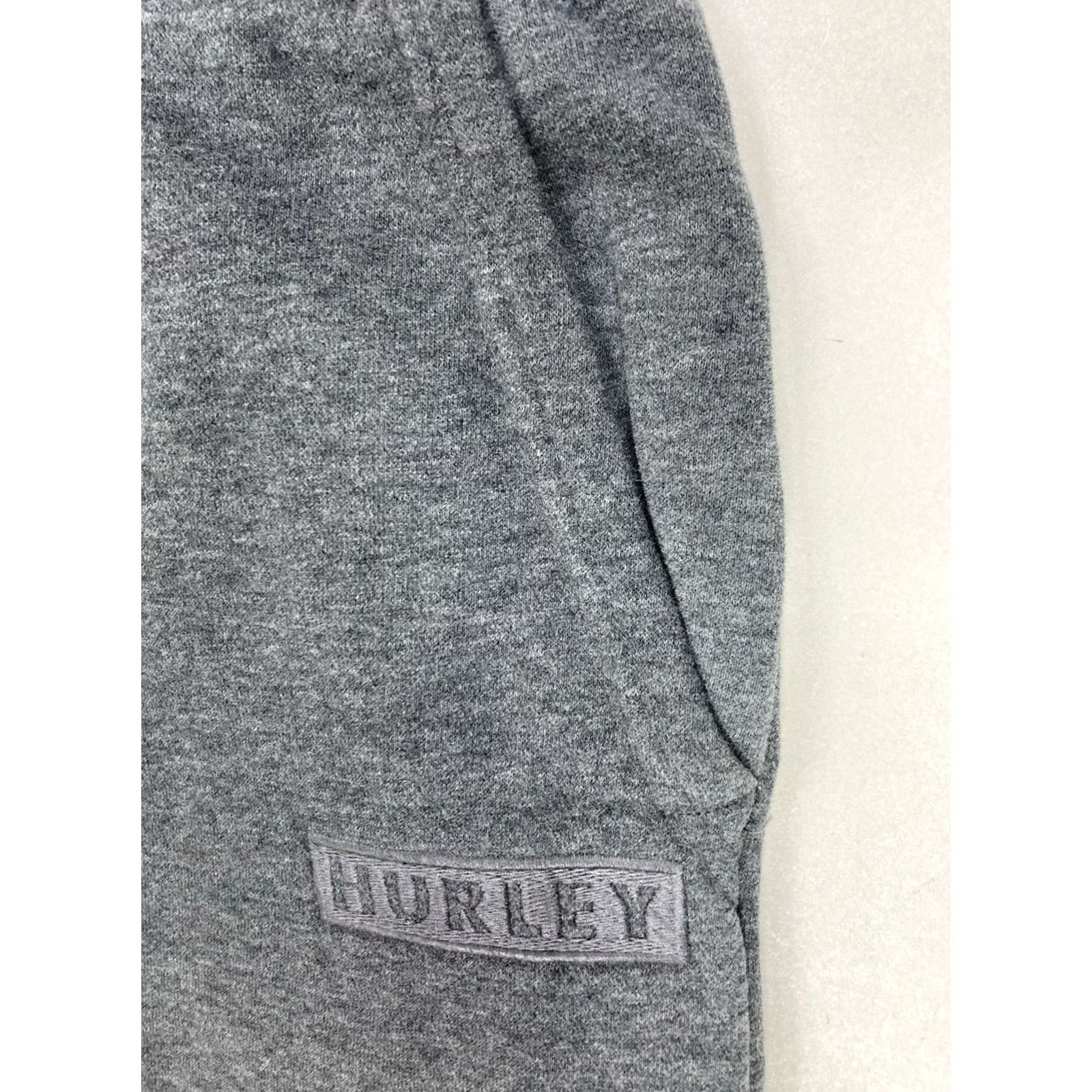 Hurley Hurley Fleece Jogger Sweatpants Men Medium Gray Sweatpants Fleece Pockets Elastic Waist Regular Inseam 28 in Sports Athleisure Logo Size US 31 - 3 Thumbnail