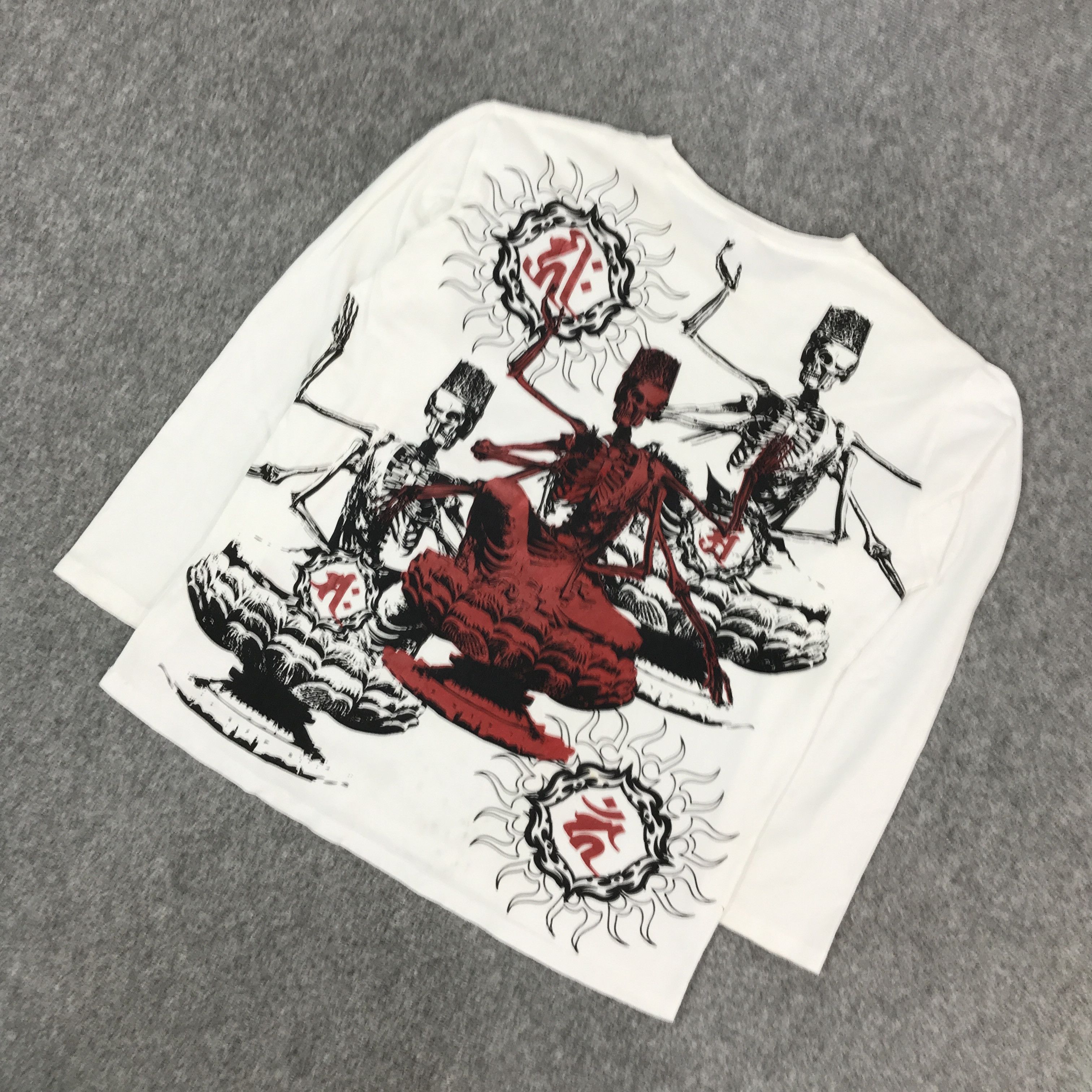Japanese Brand JAPANESE BRAND JAPAN SKULL STYLE TSHIRTS Size US L / EU 52-54 / 3 - 6 Thumbnail