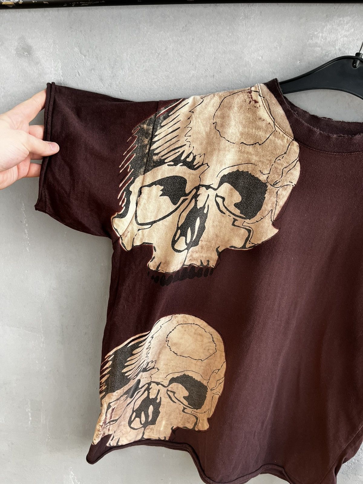 Vintage Buddhist Punk brown skull t shirt Size US M / EU 48-50 / 2 - 8 Thumbnail