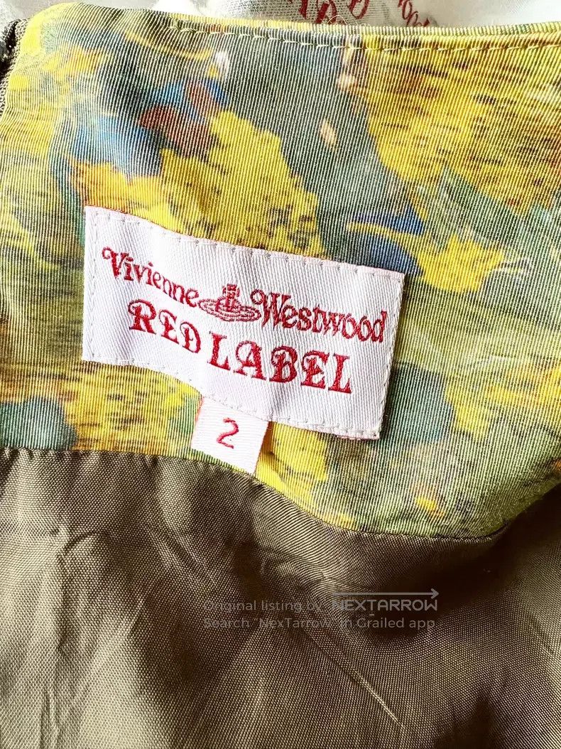 Vivienne Westwood Vivienne Westwood Yellow-Green Danube River Oil Painting S Size M / US 6-8 / IT 42-44 - 6 Thumbnail