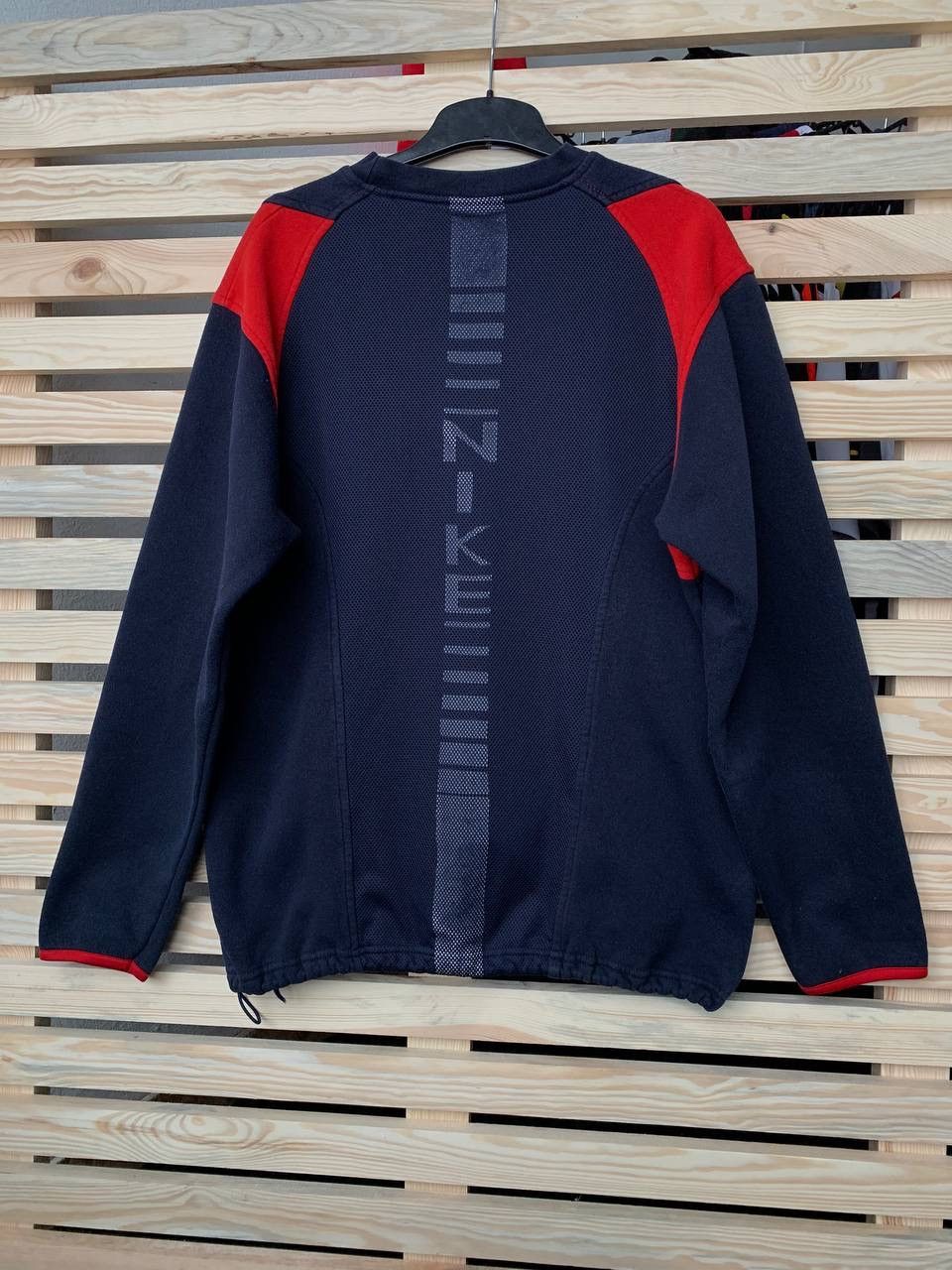 Nike × Vintage 00s Vintage Nike Center Swoosh Logo Oversized Sweatshirt Size US XL / EU 56 / 4 - 2 Thumbnail