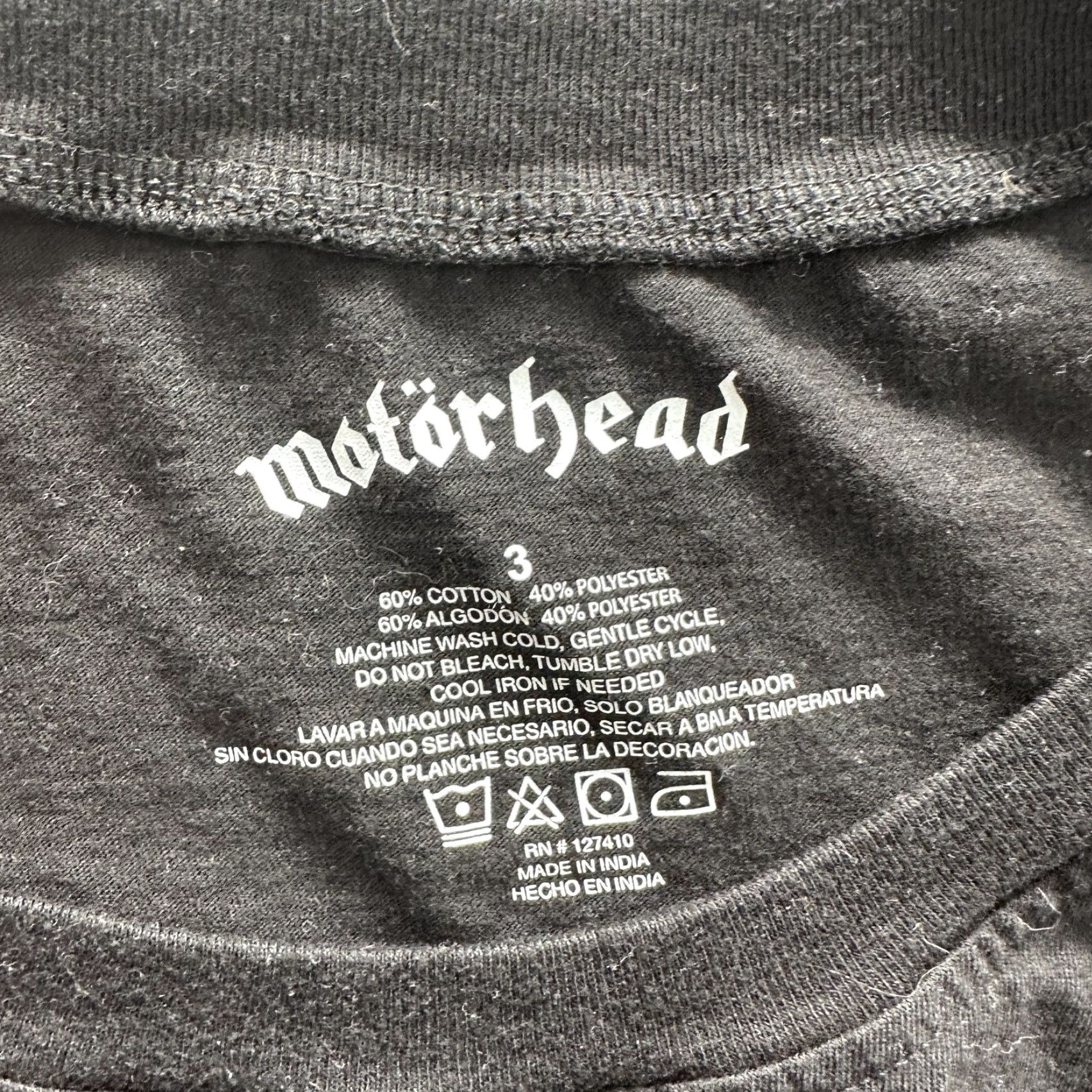 Vintage VINTAGE Motorhead Shirt Womens 3 Cutout Distressed XXXV Band Tee Rock Metal Concert Tour Size XXL / US 16-18 / IT 52-54 - 5 Thumbnail