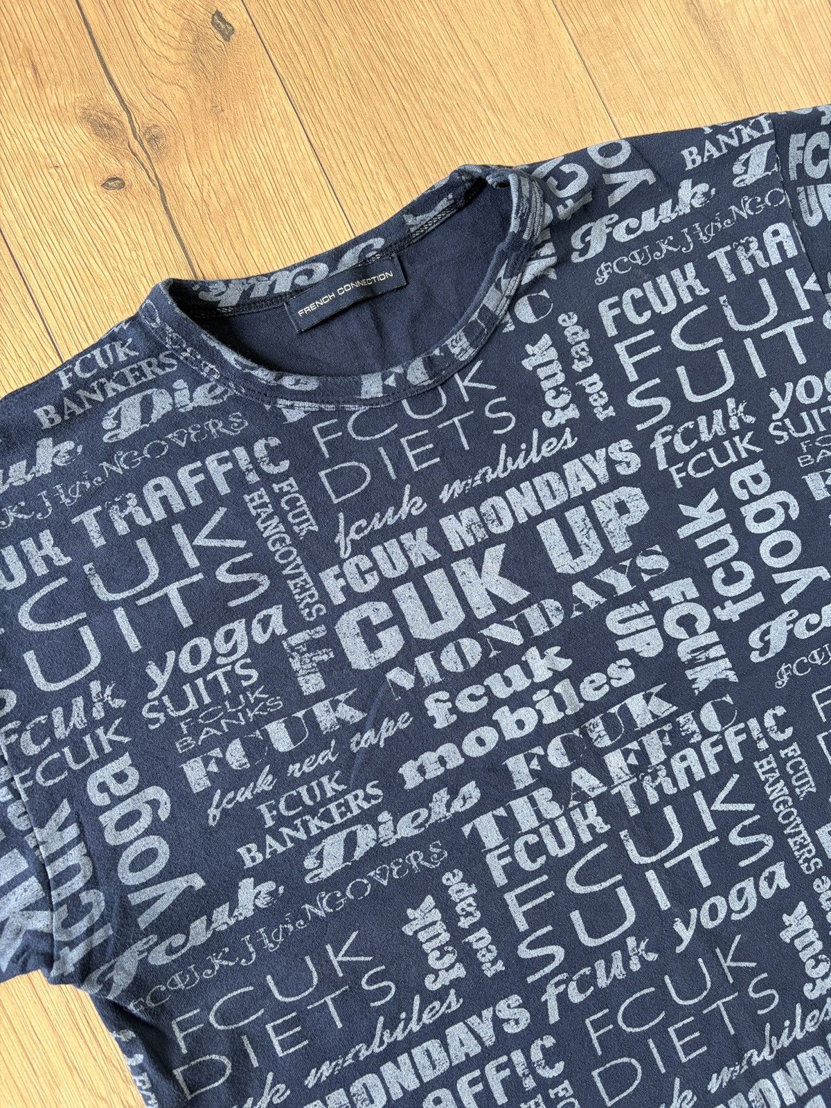 FCUK × French Connection Fuck It All Overprinted T-shirt Size US M / EU 48-50 / 2 - 4 Thumbnail