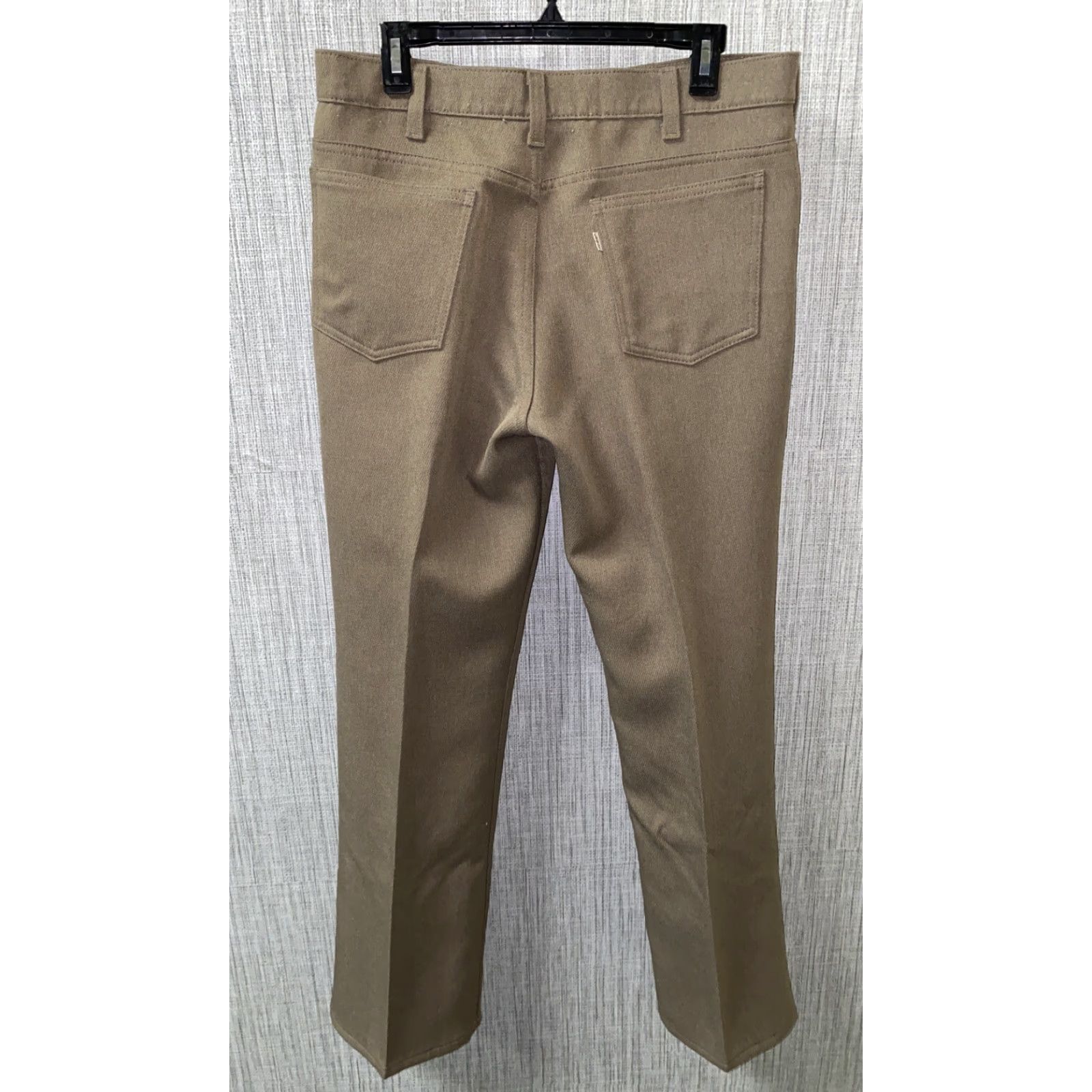 Levi's Levi’s Mens Brown Zip Fly Pleated Dress Pants Size 34 X 30 USA Made Pants Size US 34 / EU 50 - 4 Thumbnail