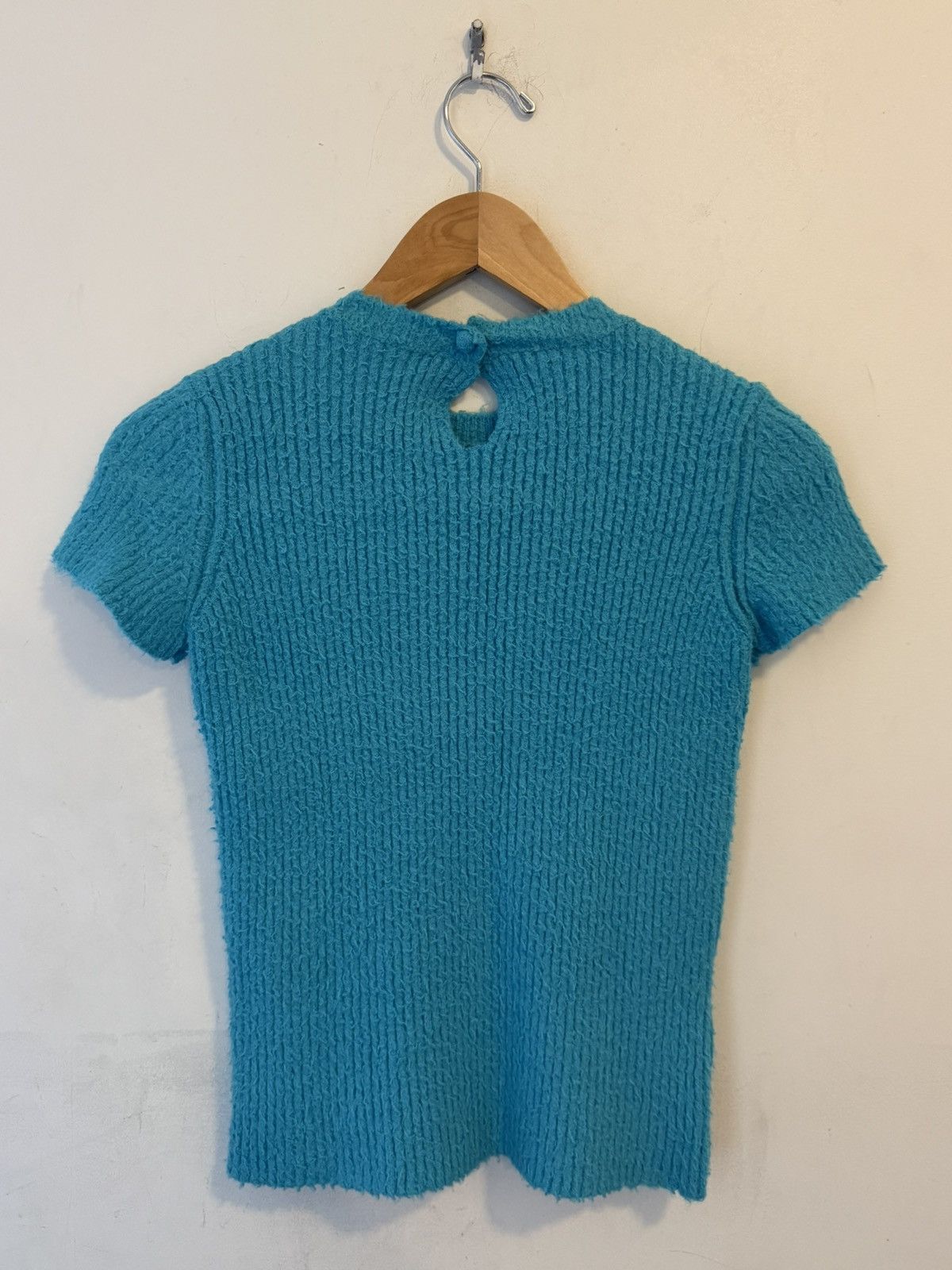 Balenciaga Balenciags 22AW mudshow blue pull tight knit top Size US S / EU 44-46 / 1 - 2 Thumbnail