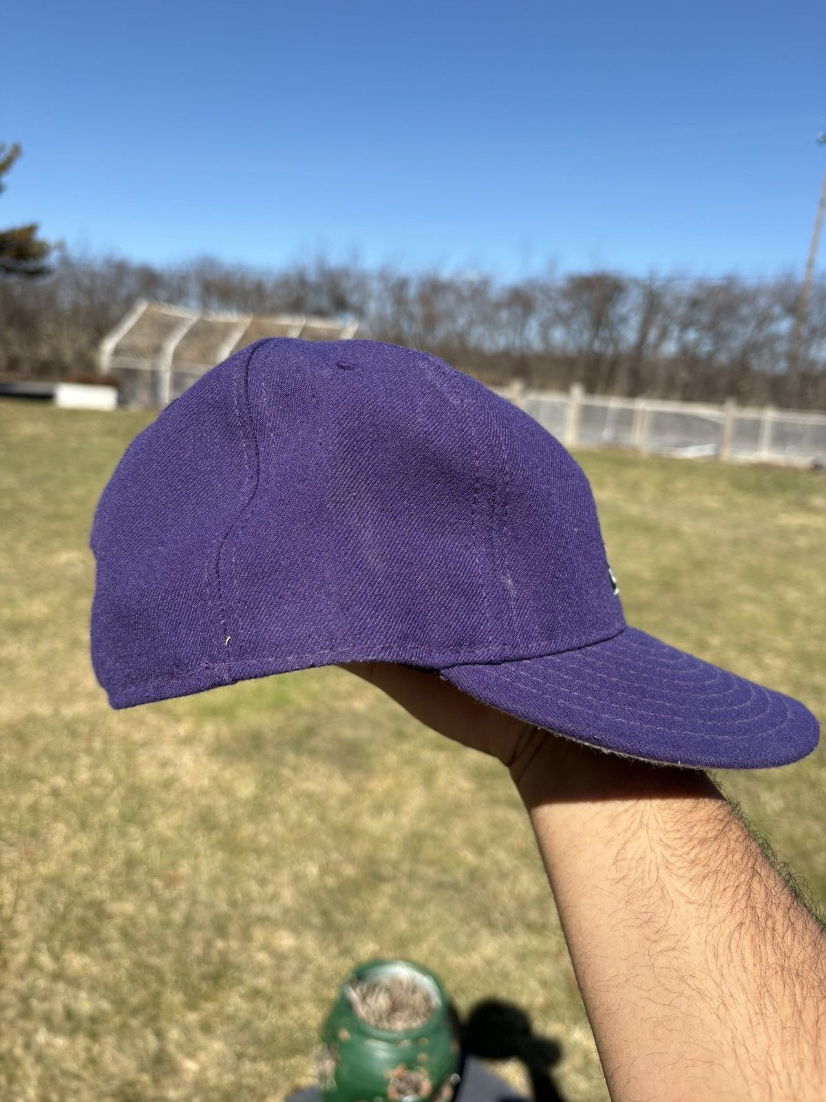 New Era Phoenix Suns NBA New Era 59Fifty Purple Fitted Hat Logo 7 Size ONE SIZE - 4 Thumbnail