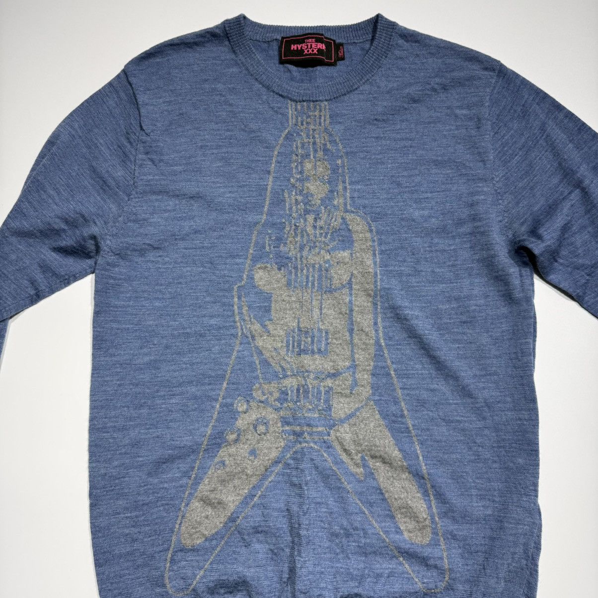 Hysteric Glamour Hysteric Glamour The Hysteric XXX "Naked Guitar Girl"Sweater Size M / US 6-8 / IT 42-44 - 6 Thumbnail