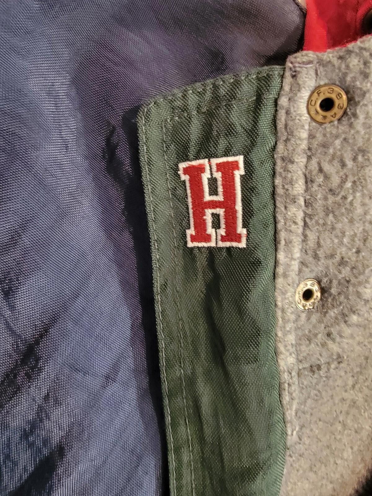 Tommy Hilfiger Vintage TOMMY HILFIGER Athletic Hooded Fleece Lined Jacket M Size US M / EU 48-50 / 2 - 5 Thumbnail