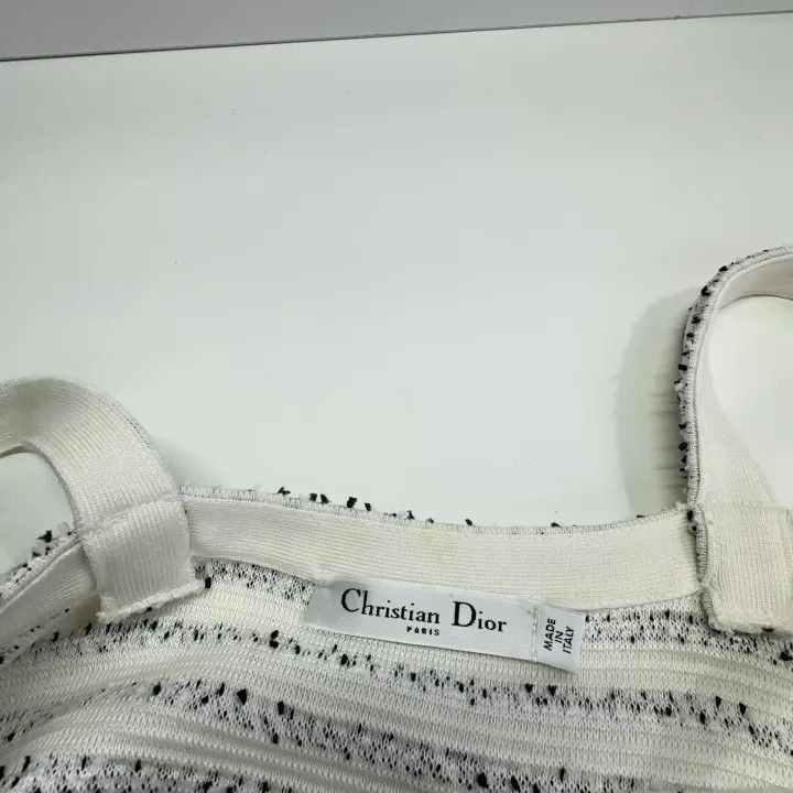 Other Dior Striped Sleeveless Knit Dress for Women 0079-2507 Size S / US 4 / IT 40 - 6 Thumbnail