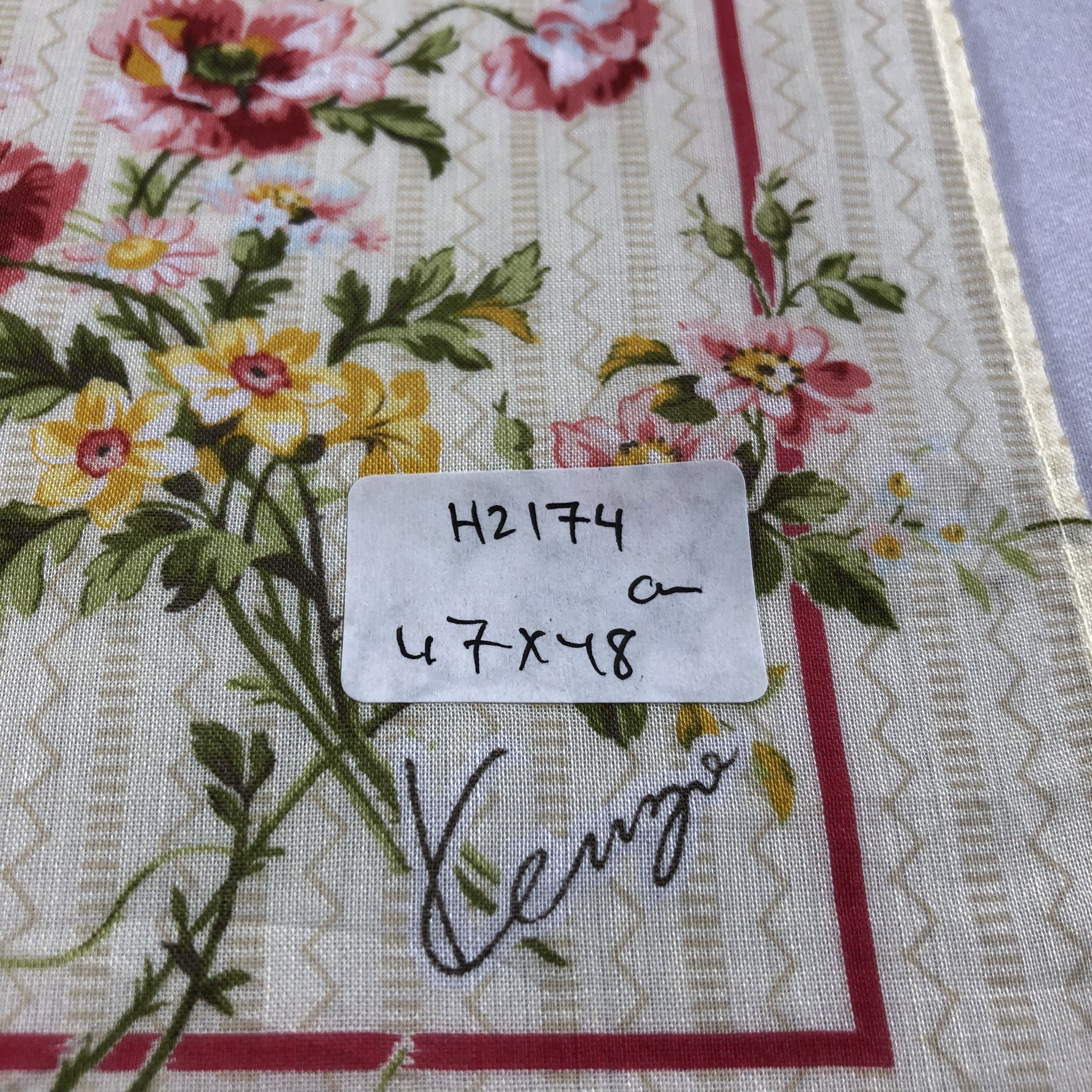 Kenzo Kenzo Floral Handkerchief Neckerchief Bandana H2174 Size ONE SIZE - 5 Thumbnail