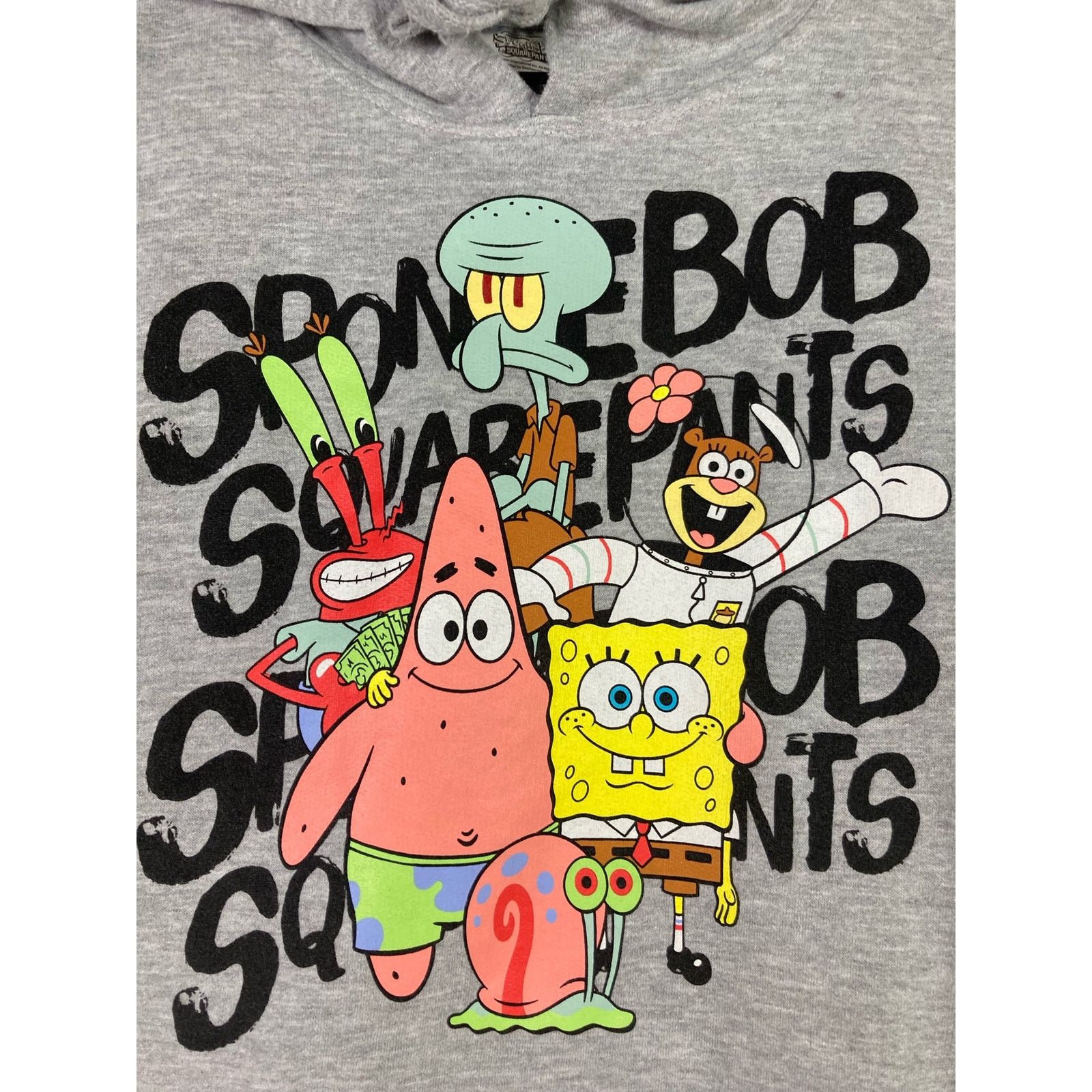 Nickelodeon Nickelodeon SpongeBob Hoodie Gray XL Unisex Adult Pullover Size US XL / EU 56 / 4 - 7 Thumbnail