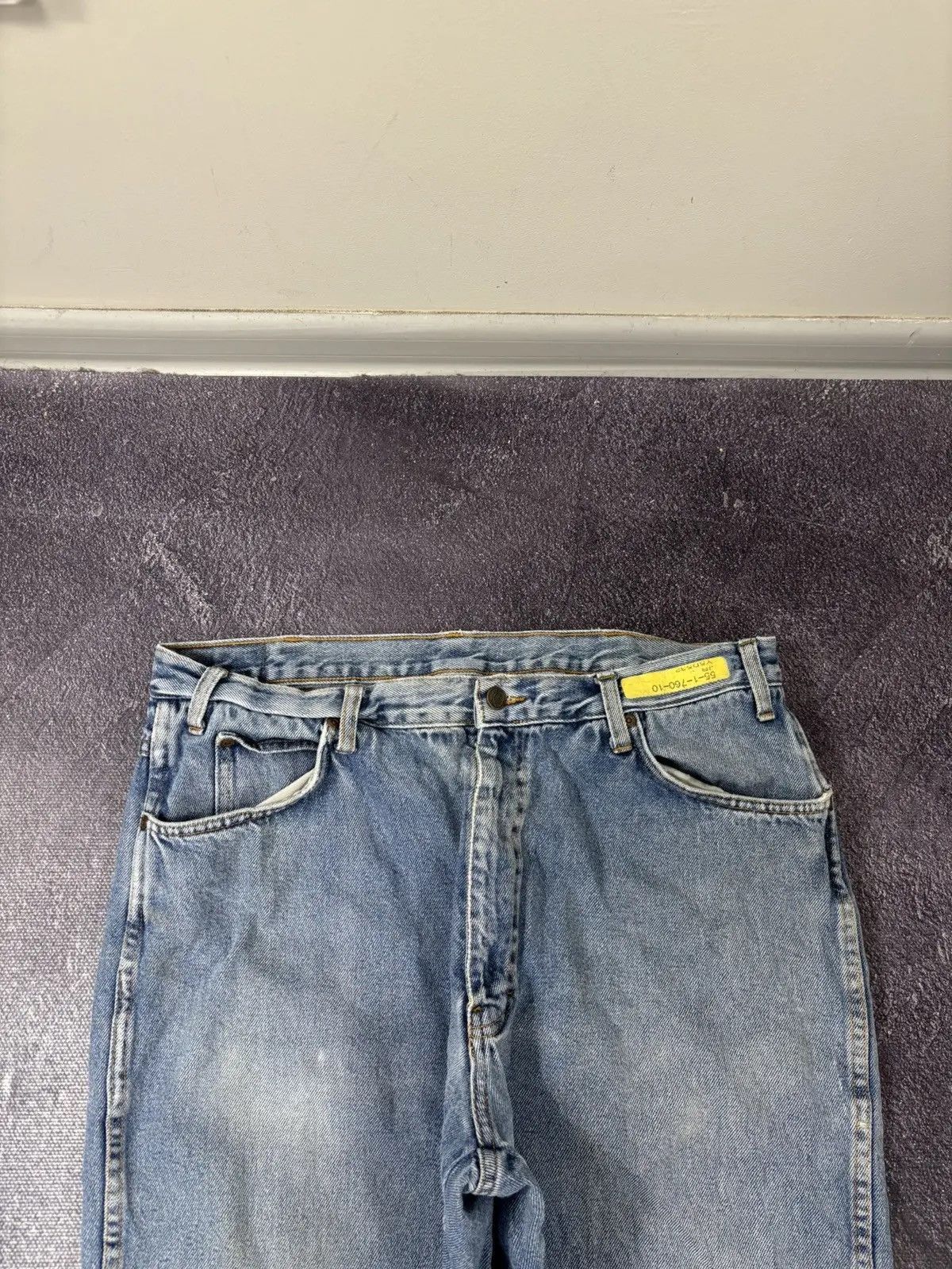Dickies × Vintage Vintage Dickies Faded Washed Light Blue Denim Baggy Jeans Size US 38 / EU 54 - 9 Thumbnail
