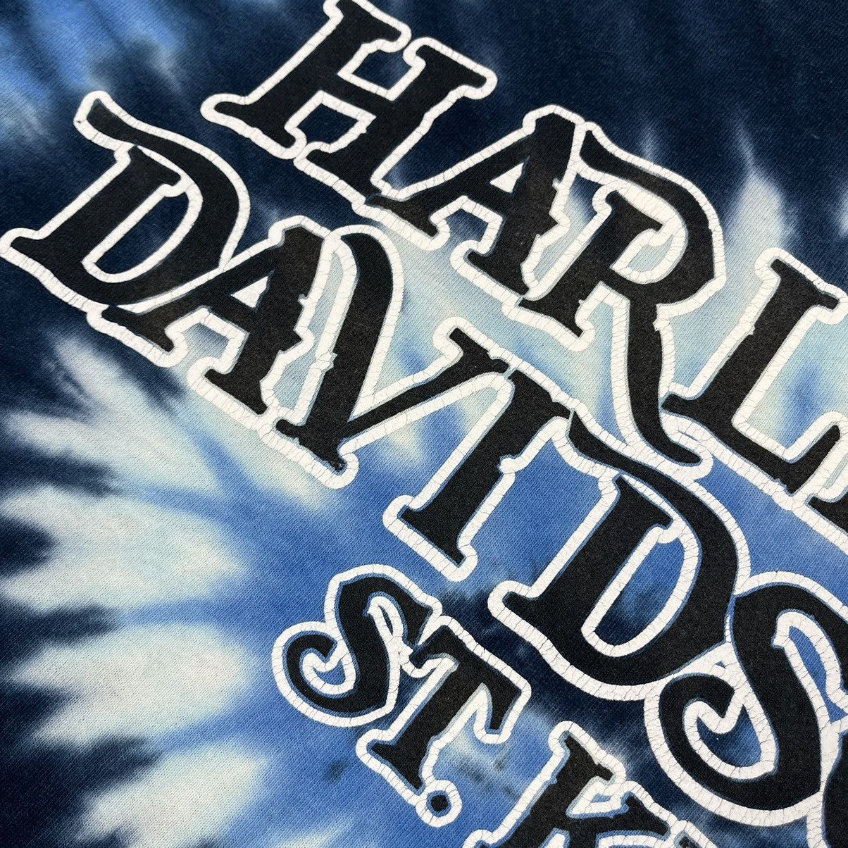 Harley Davidson Vintage Harley Davidson y2k big logo tie dye tee 90’s Size US M / EU 48-50 / 2 - 20 Thumbnail