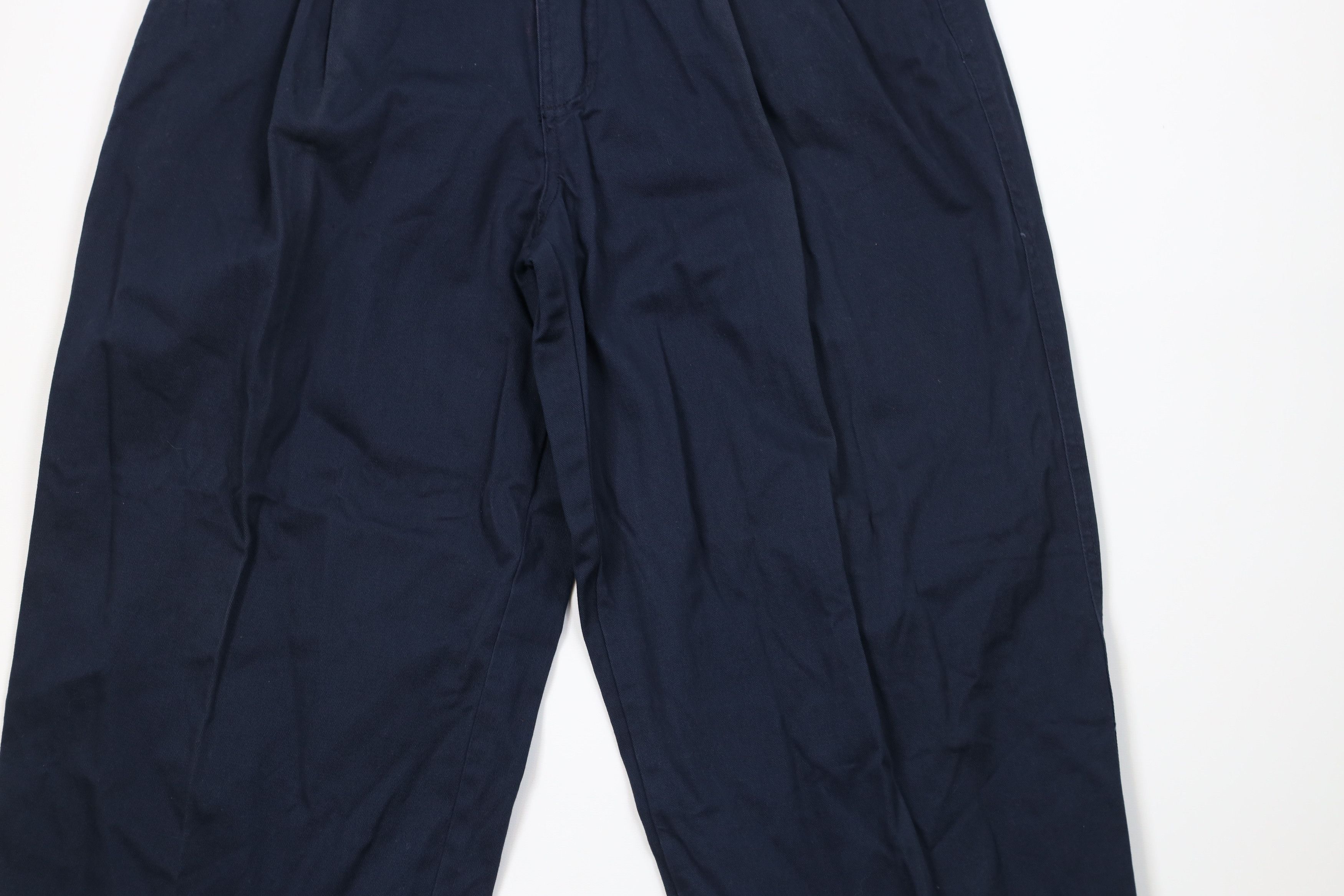 Vintage Deadstock Vintage 90s Streetwear Fit Chino Pants Blue Size US 32 / EU 48 - 3 Thumbnail