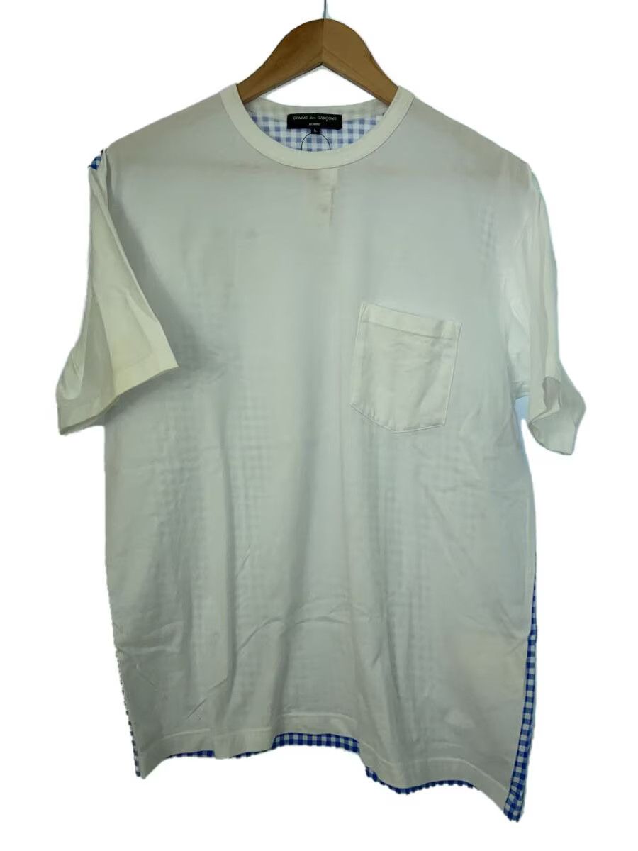 Comme des Garcons Gingham Check Logo Tee Size US L / EU 52-54 / 3 - 2 Thumbnail