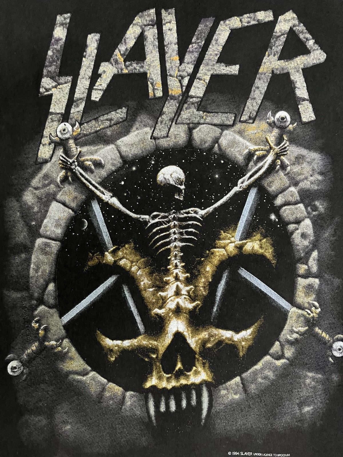 Band Tees Vintage Slayer 90s t shirt Size US L / EU 52-54 / 3 - 3 Thumbnail