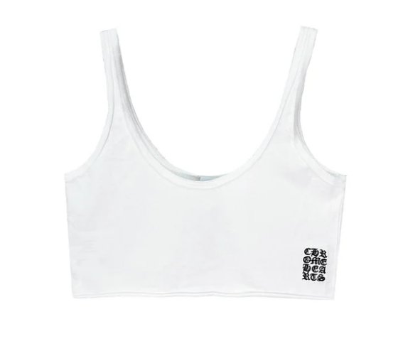 Chrome Hearts Chrome Hearts White Short Version Tank Top Size L / US 10 / IT 46 - 1 Thumbnail