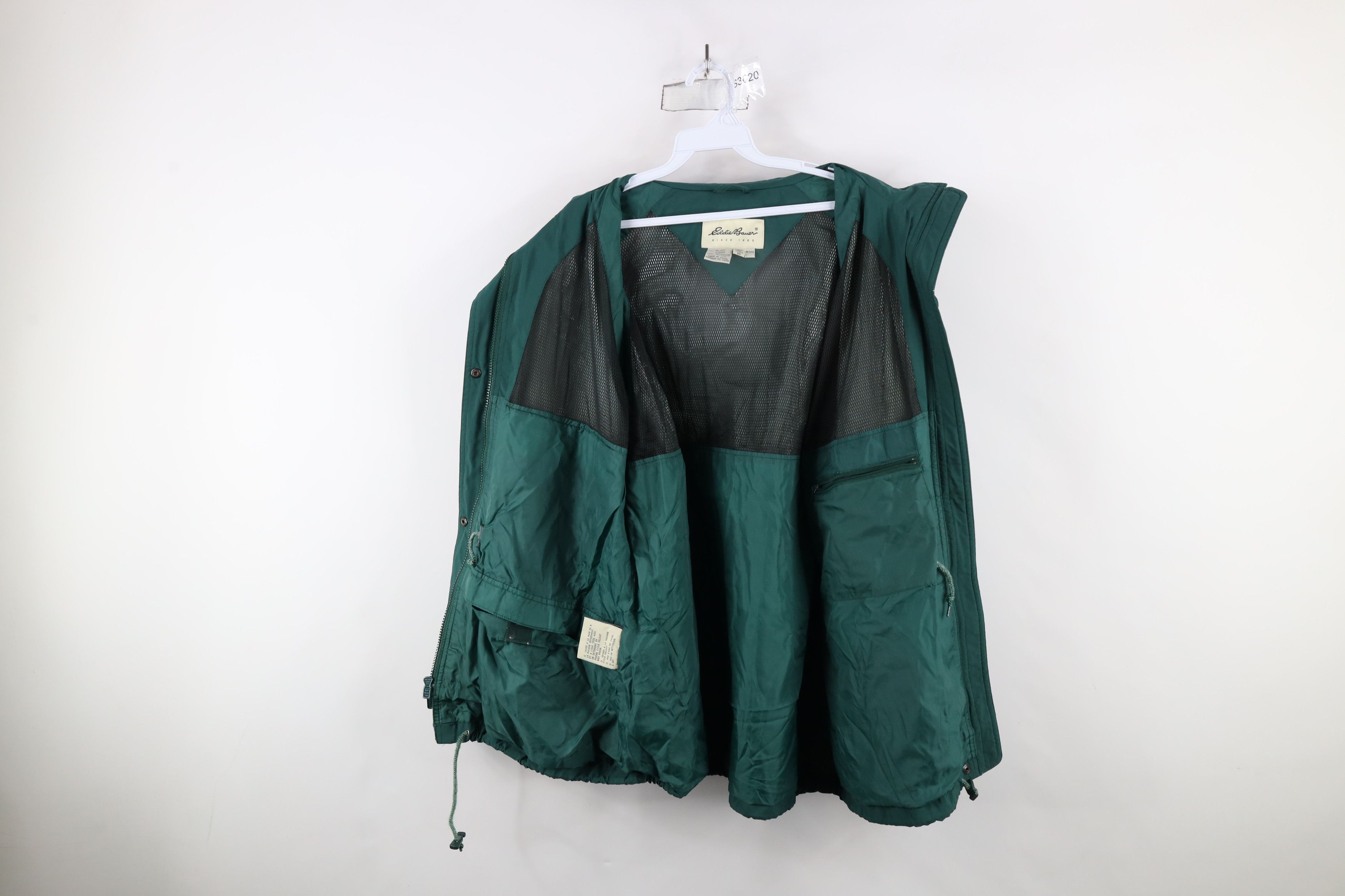 Eddie Bauer × Vintage Vintage 90s Eddie Bauer Waterproof Hooded Rain Jacket Size XL / US 12-14 / IT 48-50 - 16 Thumbnail