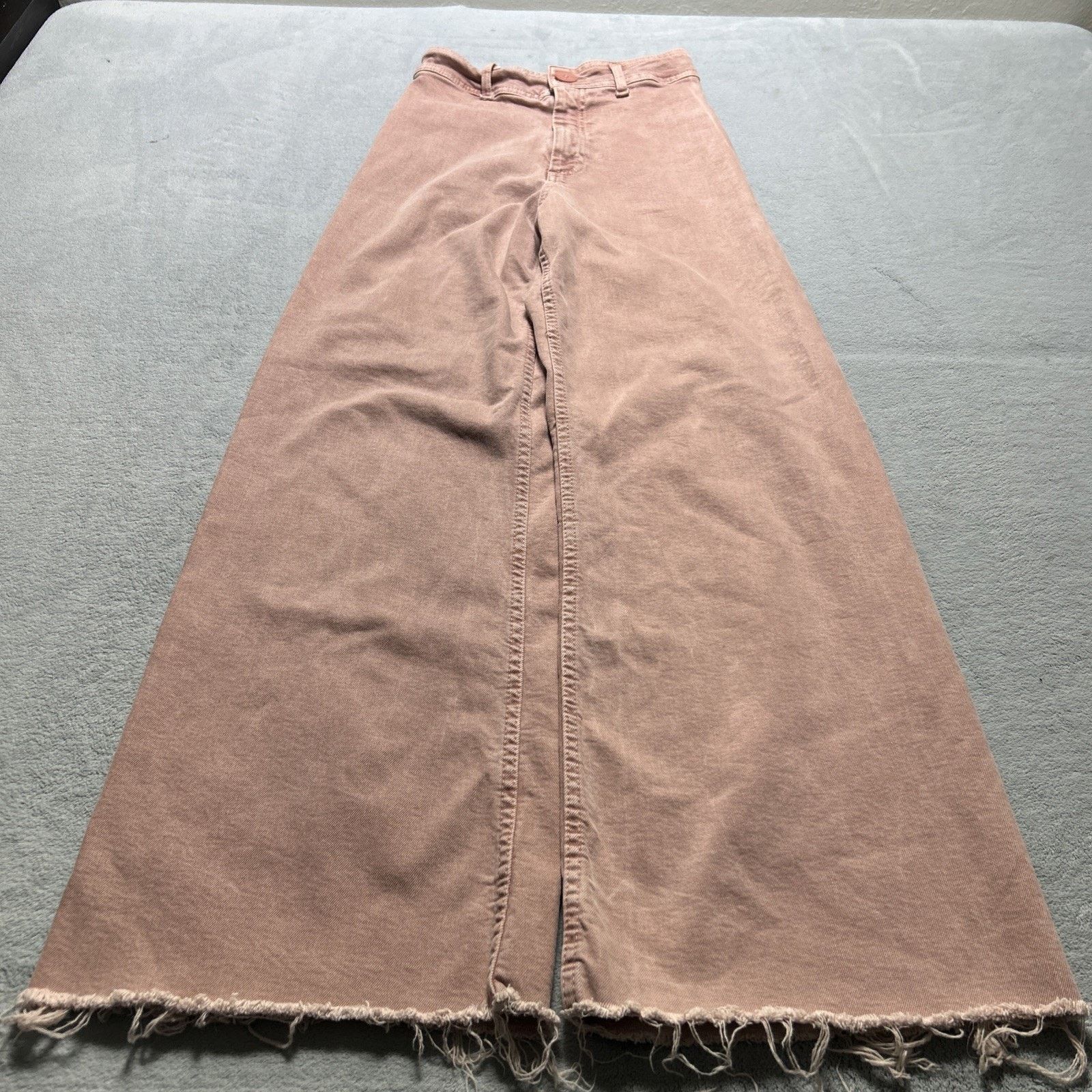 Zara Beyond Baggy Jean Women 0 24x28 Raw Hem Zara Hamilton Baggie Size 25" / US 0 / IT 36 - 2 Thumbnail