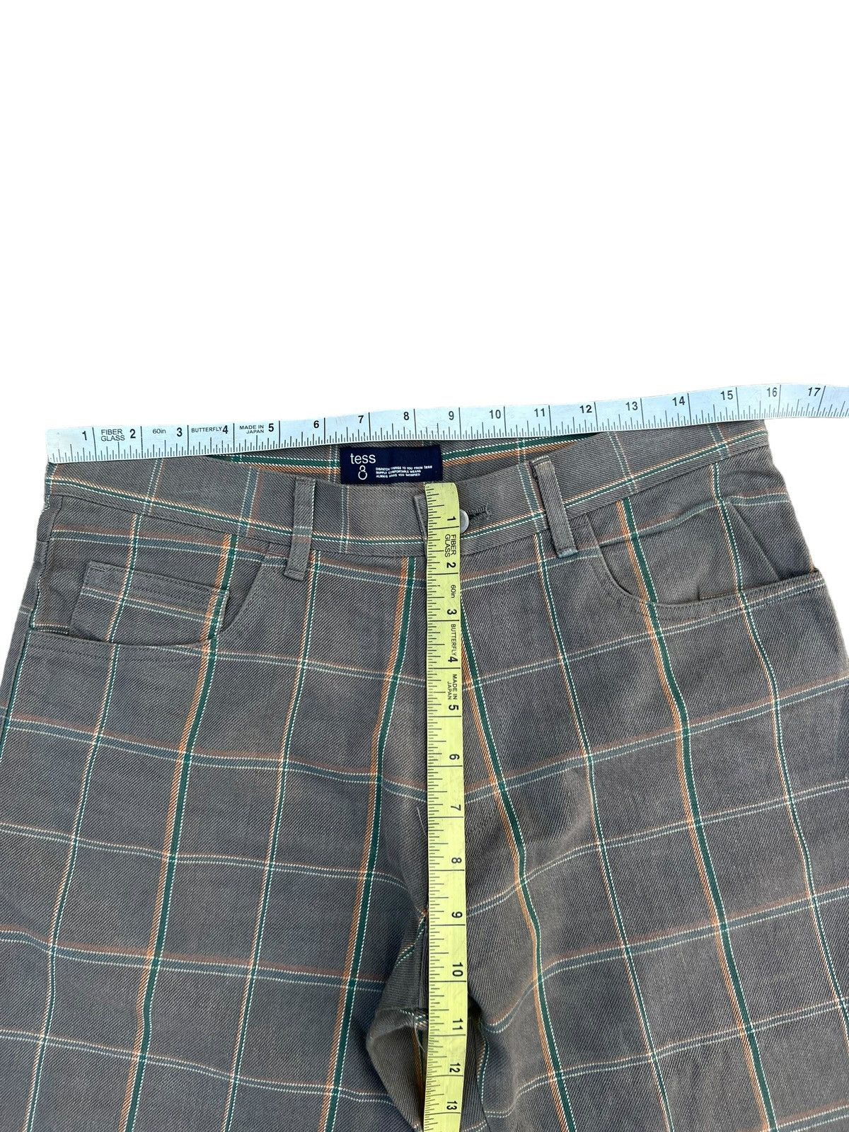 Vintage Vintage TESS by HIRO Japan Checks Pant Flare Jeans Size US 30 / EU 46 - 3 Thumbnail