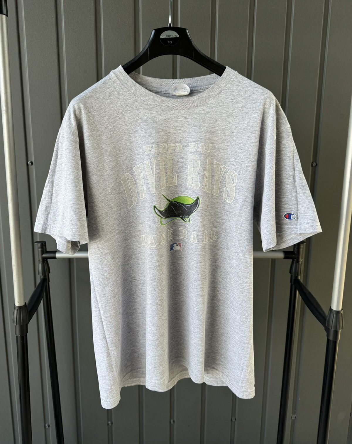 Champion × MLB × Vintage Vintage 90s Devil Rays Champion T Shirt MLB y2k Tee Size US XL / EU 56 / 4 - 1 Thumbnail