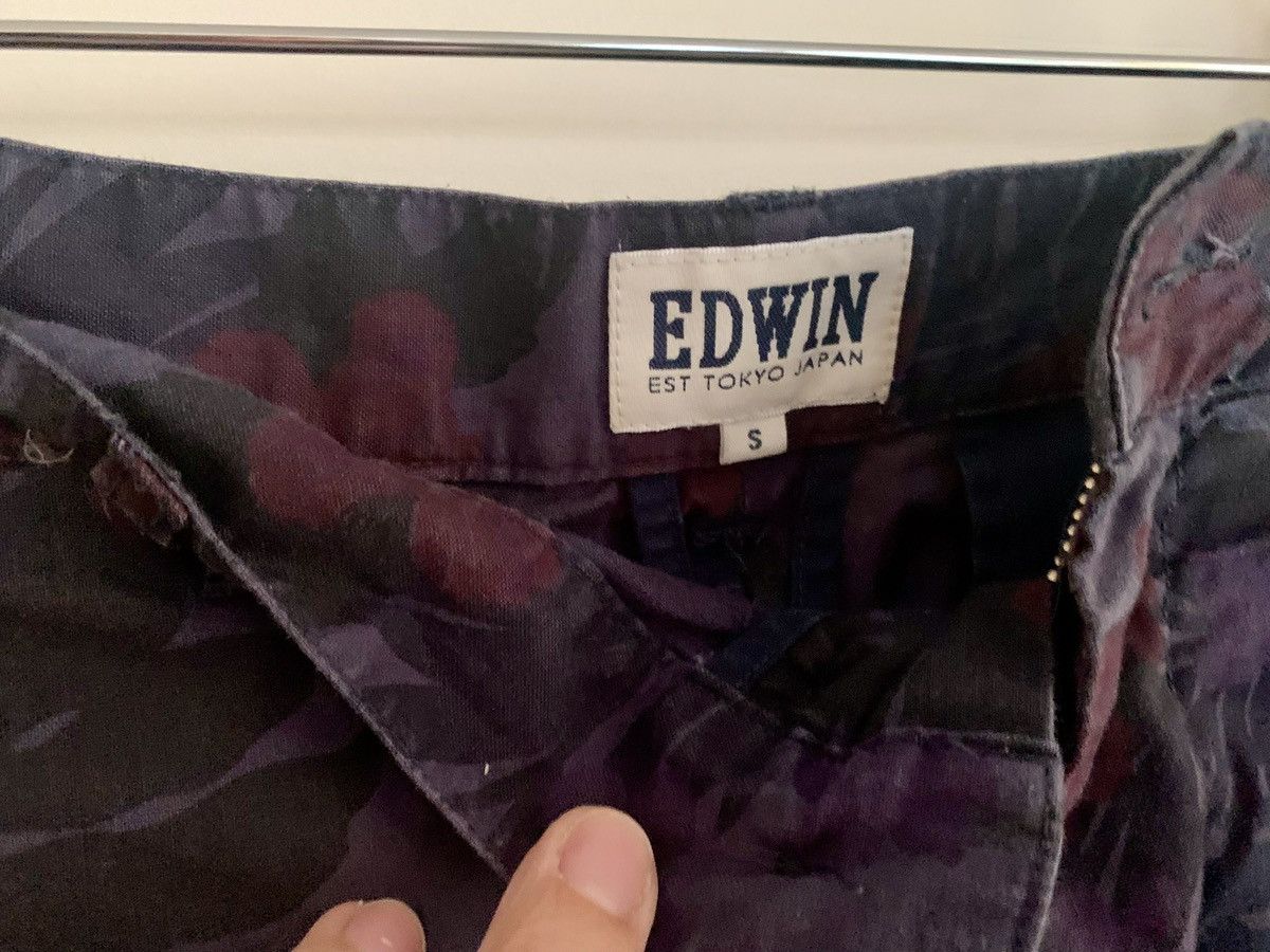 Designer × Edwin × Japanese Brand Edwin Cotton Flat Front Flower Print Shorts size S Size US 32 / EU 48 - 4 Thumbnail
