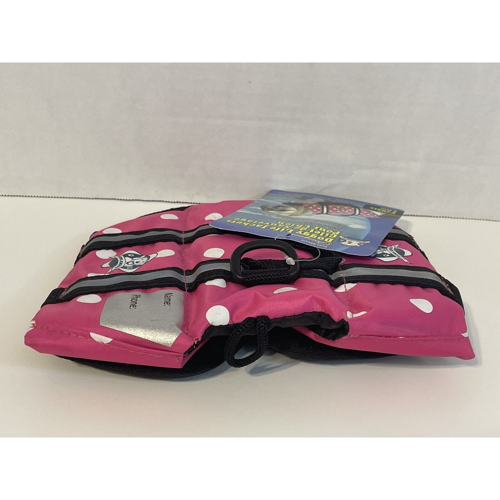 The Unbranded Brand Paws Aboard Dog Life Jacket XS & Matching 5ft Leash Small Size US S / EU 44-46 / 1 - 7 Thumbnail
