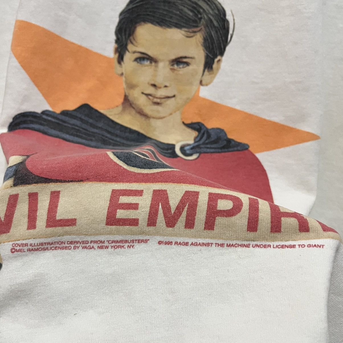 Band Tees × Rage Against The Machine × Vintage Vintage 1996 Rage Against The Machine Evil Empire Shirt Size US L / EU 52-54 / 3 - 7 Thumbnail